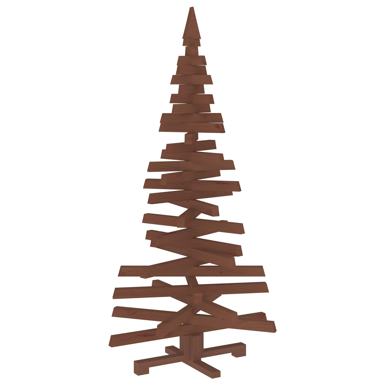 Albero di Natale in legno KOTKA 150 cm Legno Massello di Pino