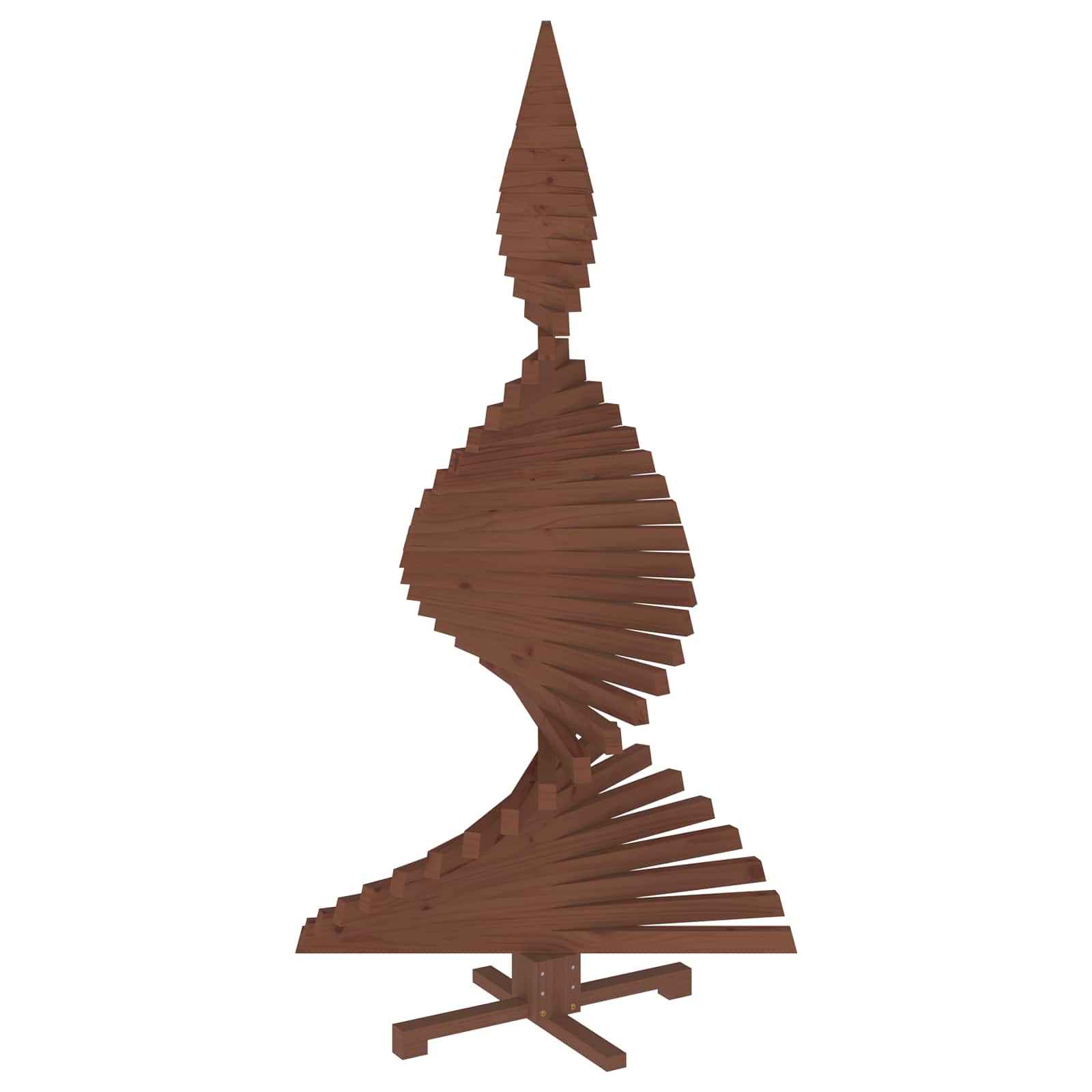 Albero di Natale in legno KOTKA 180 cm Legno Massello di Pino