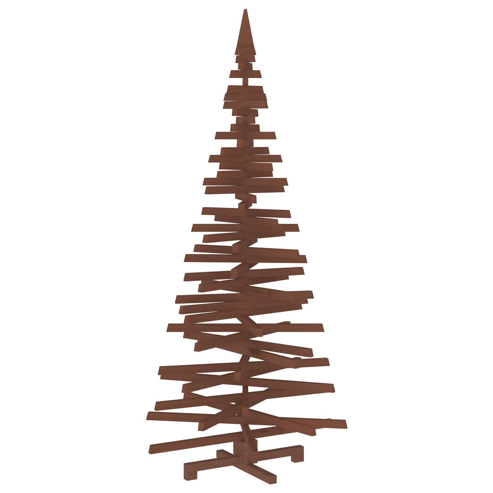 Albero di Natale in legno KOTKA 240 cm Legno Massello di Pino