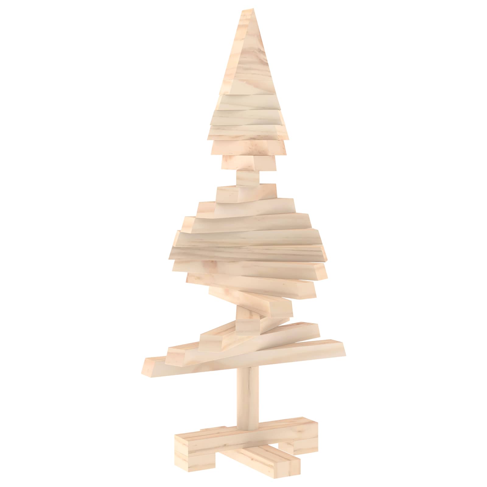 Albero di Natale in legno KOTKA 60 cm Legno Massello di Pino