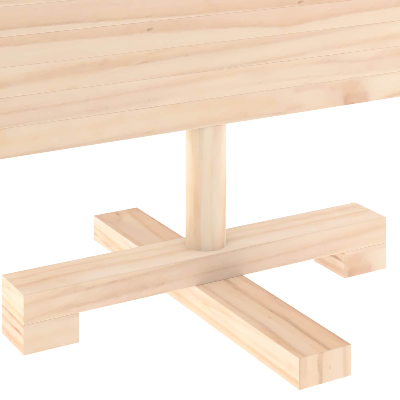 Albero di Natale in legno KOTKA 90 cm Legno Massello di Pino