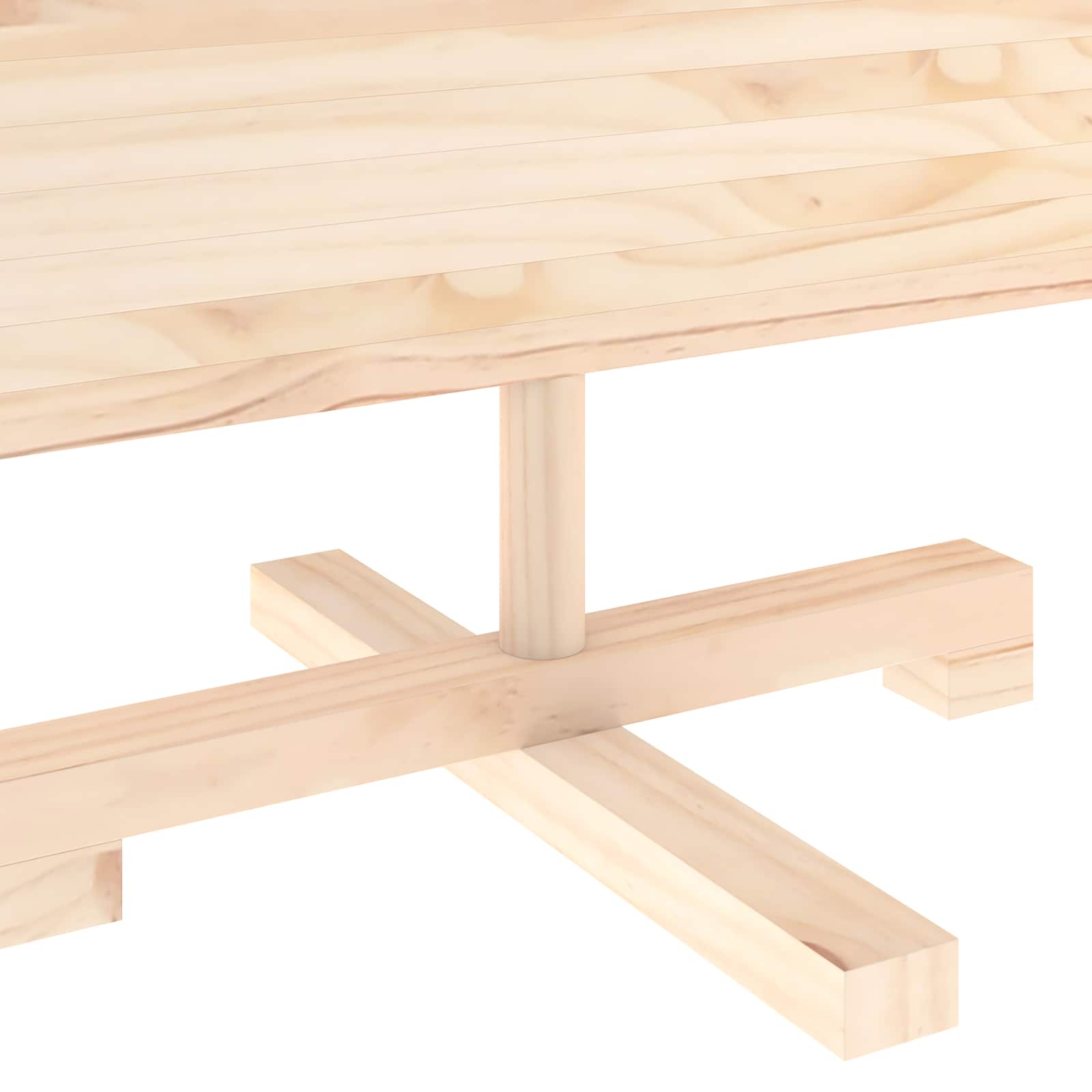 Albero di Natale in legno KOTKA 120 cm Legno Massello di Pino
