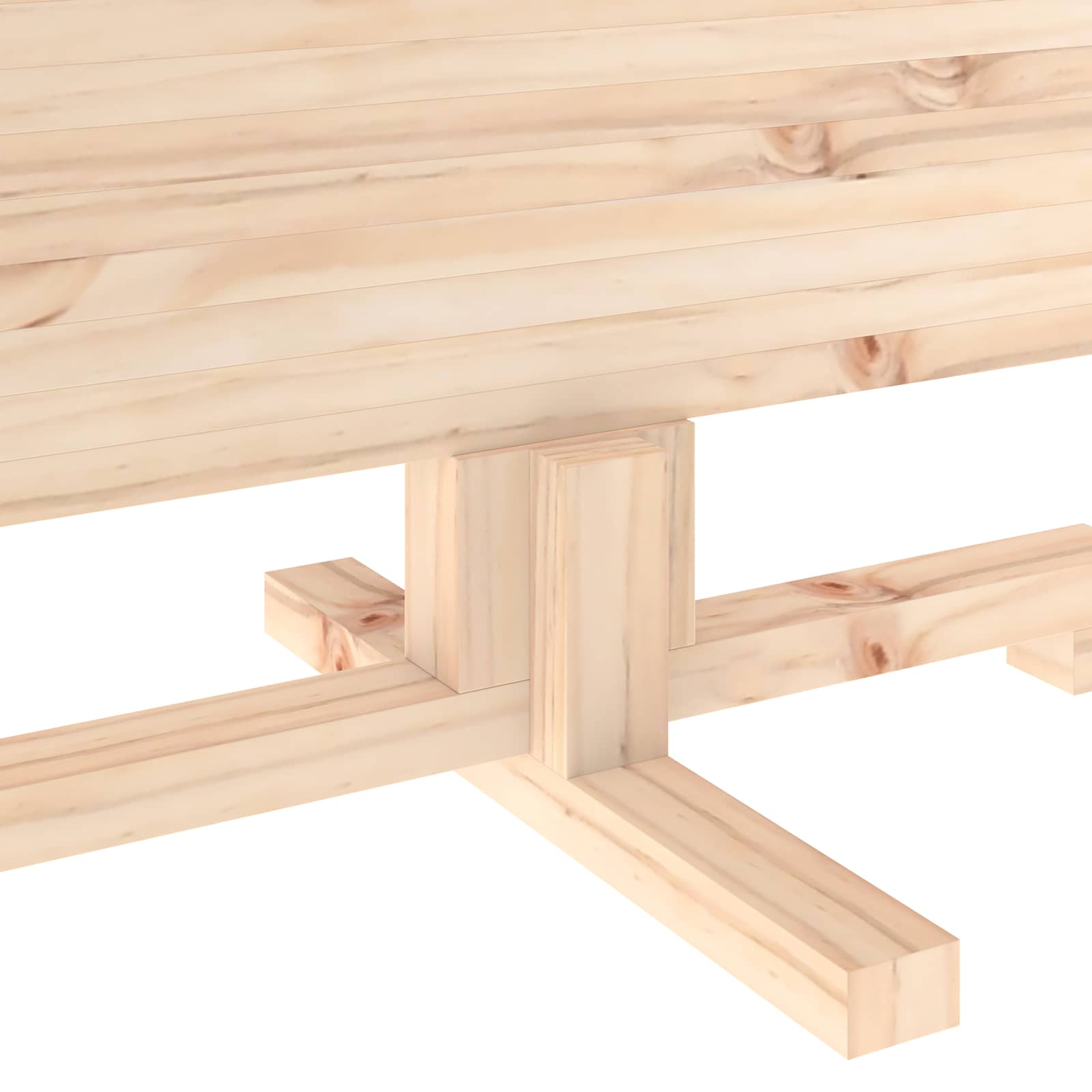 Albero di Natale in legno KOTKA 150 cm Legno Massello di Pino