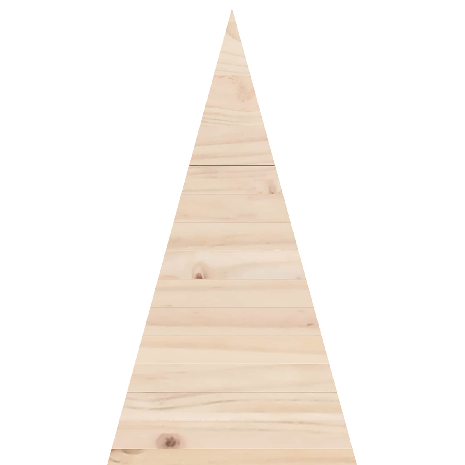 Albero di Natale in legno KOTKA 150 cm Legno Massello di Pino