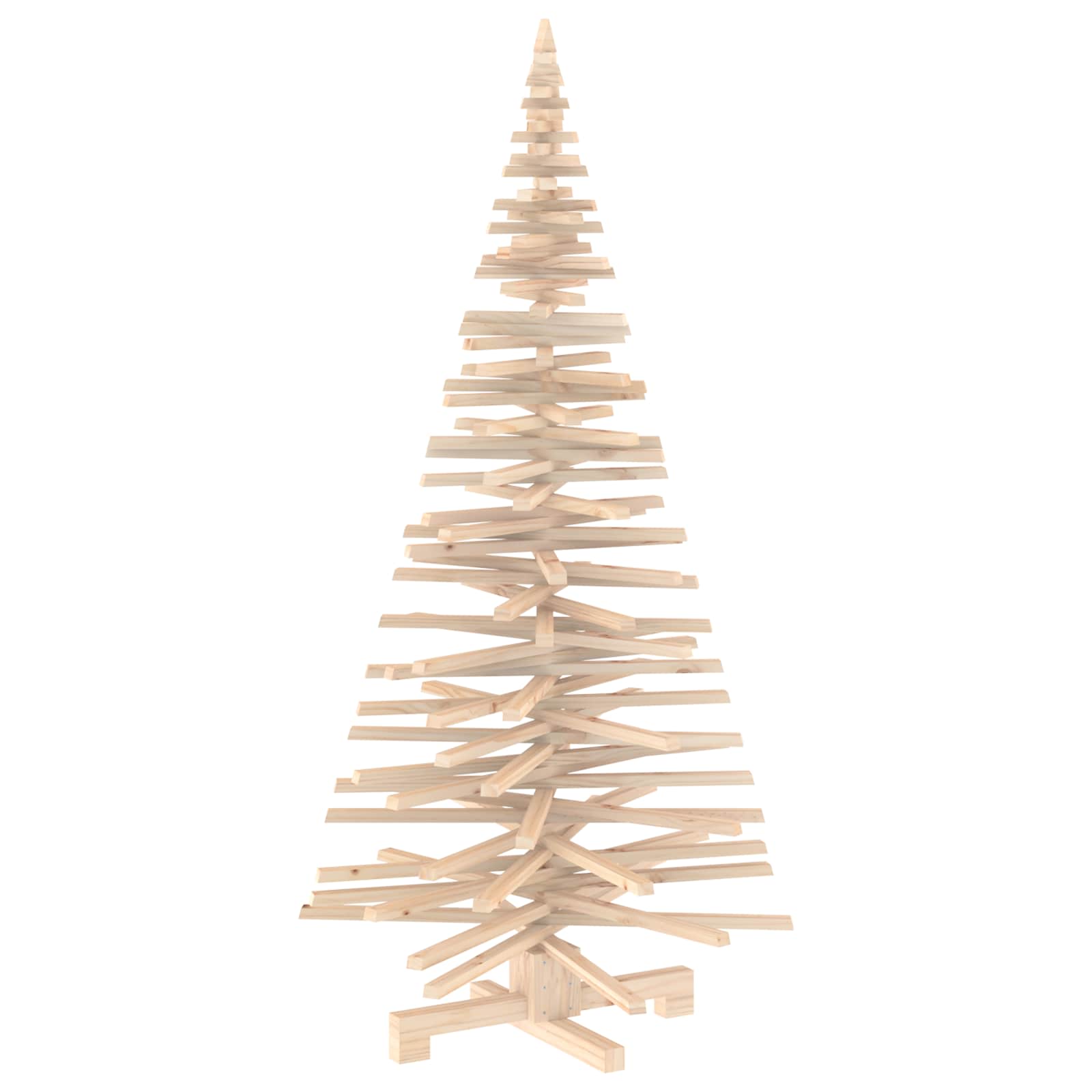 Albero di Natale in legno KOTKA 180 cm Legno Massello di Pino