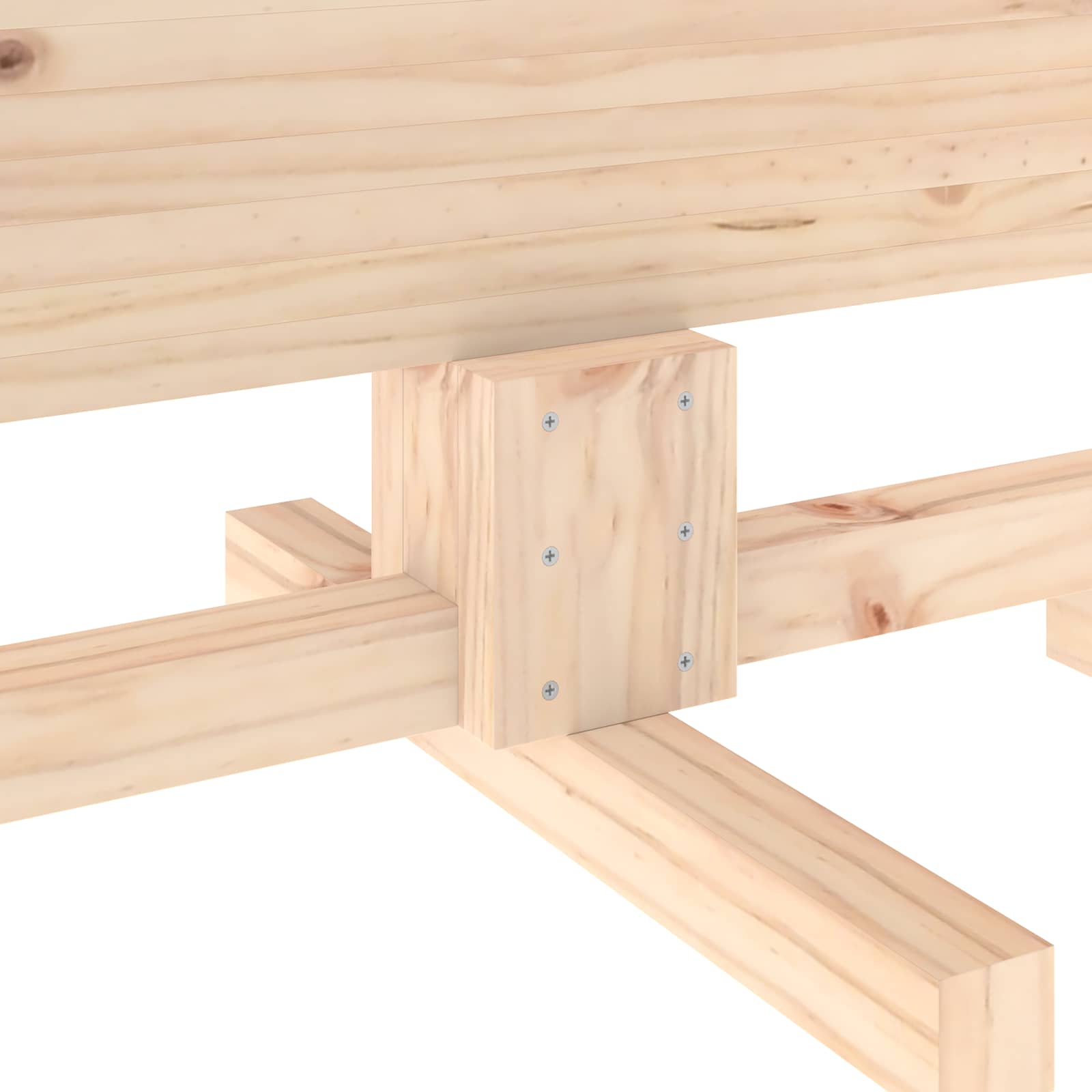Albero di Natale in legno KOTKA 180 cm Legno Massello di Pino