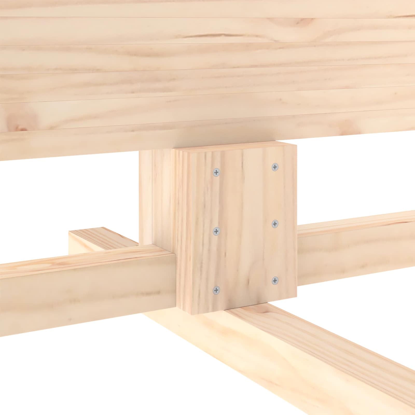 Albero di Natale in legno KOTKA 210 cm Legno Massello di Pino