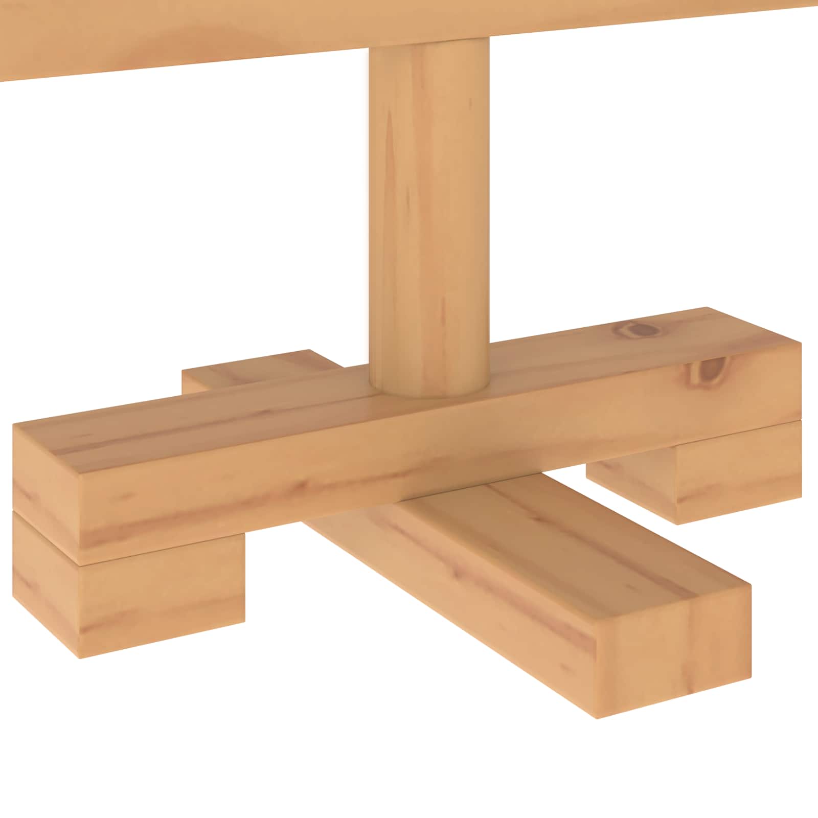 Albero di Natale in legno KOTKA 60 cm Legno Massello di Pino
