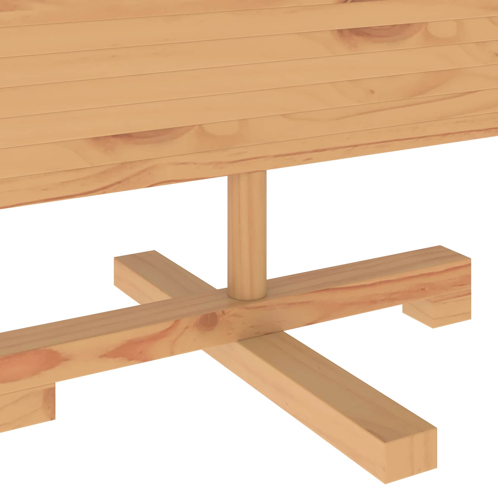Albero di Natale in legno KOTKA 120 cm Legno Massello di Pino