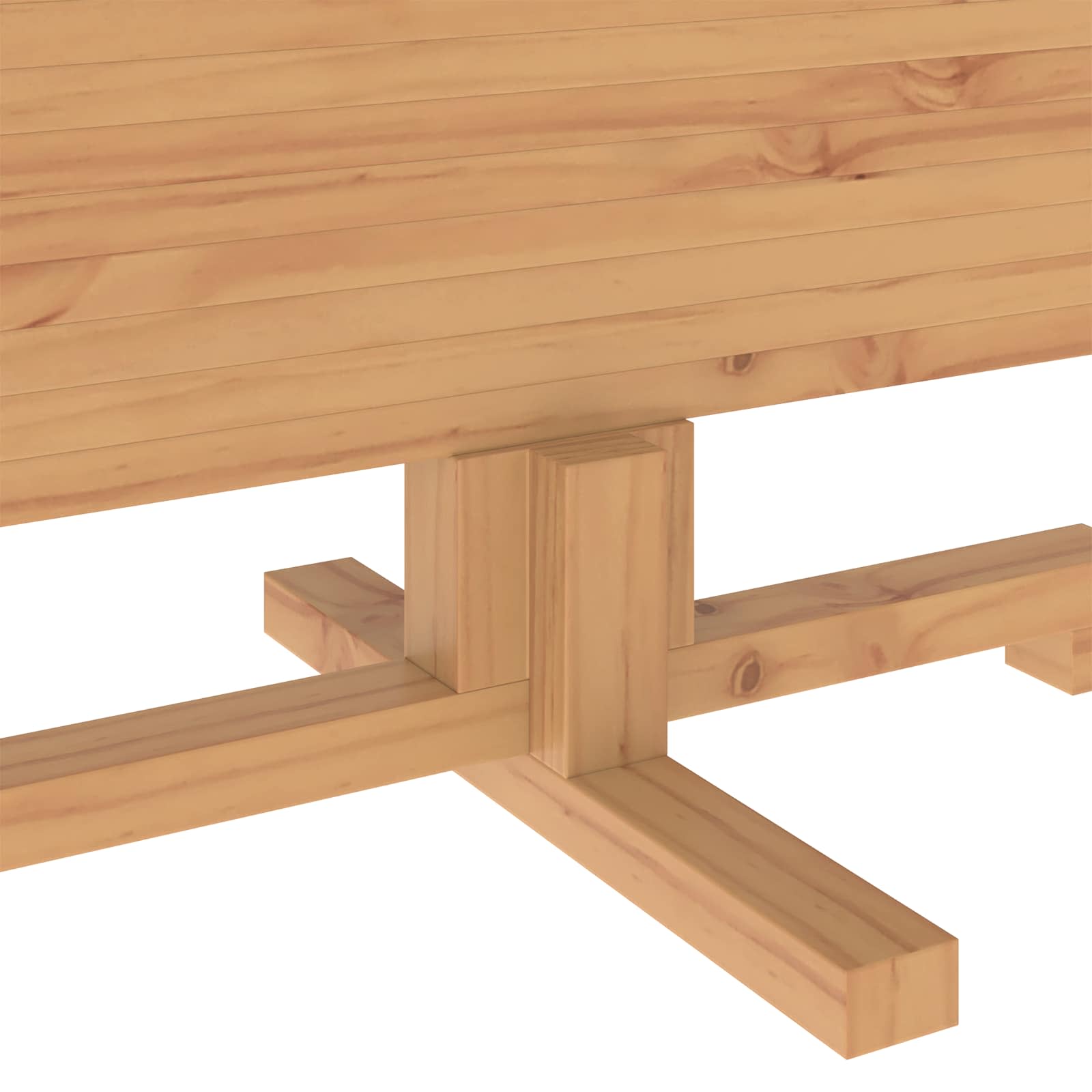 Albero di Natale in legno KOTKA 150 cm Legno Massello di Pino