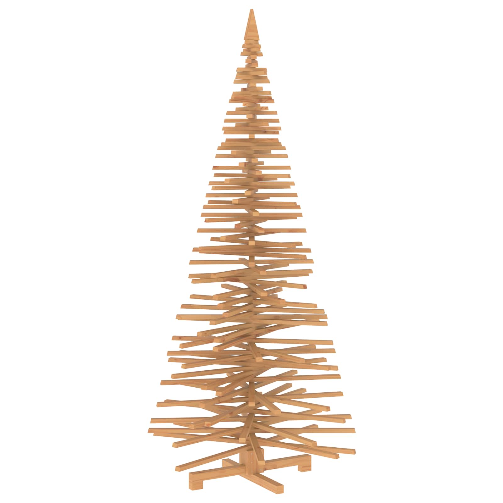 Albero di Natale in legno KOTKA 240 cm Legno Massello di Pino