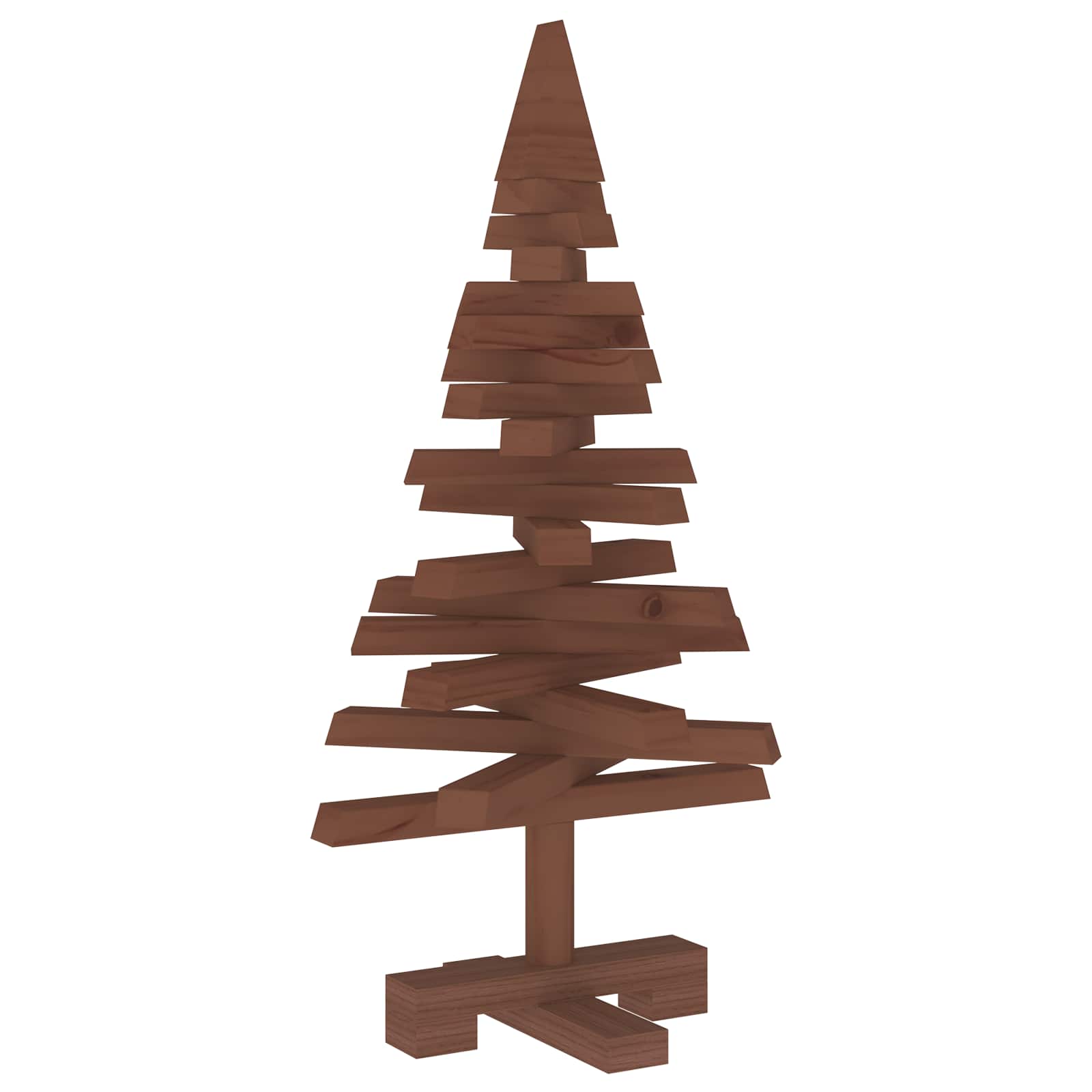Albero di Natale in legno KOTKA 60 cm Legno Massello di Pino