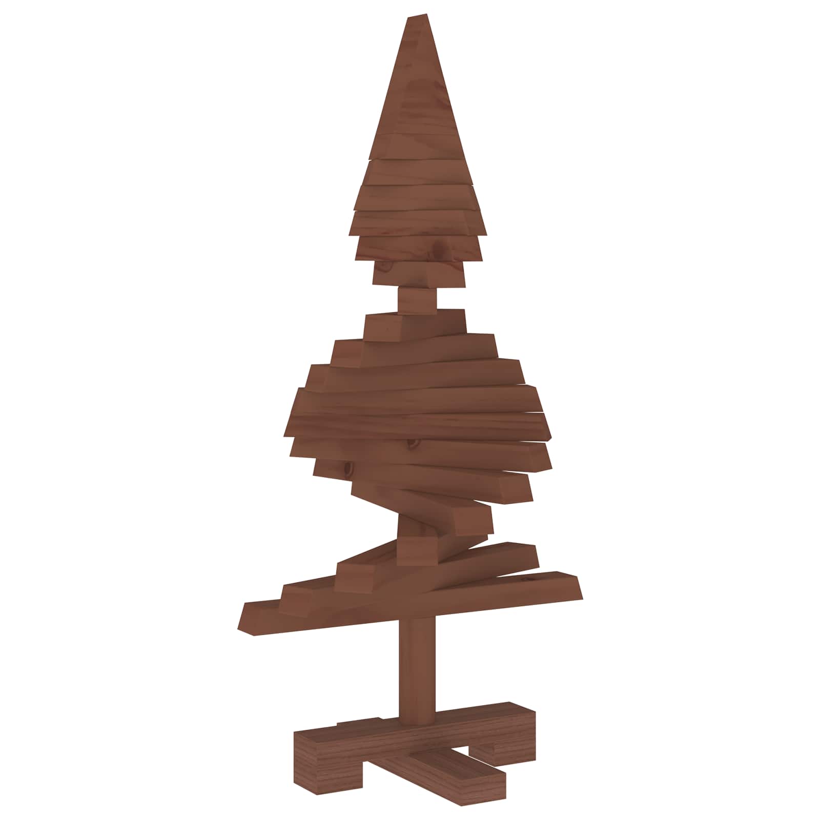 Albero di Natale in legno KOTKA 60 cm Legno Massello di Pino