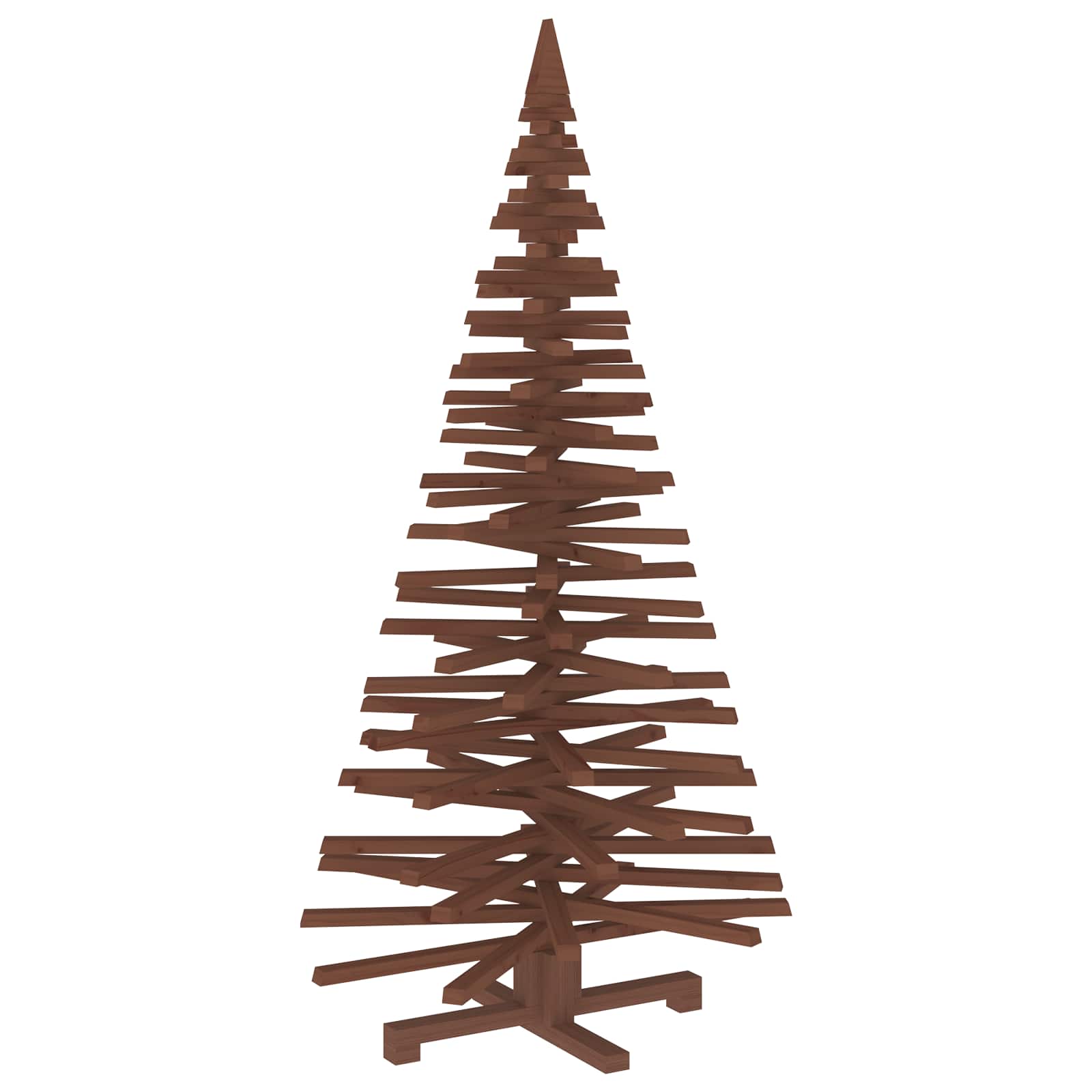 Albero di Natale in legno KOTKA 150 cm Legno Massello di Pino