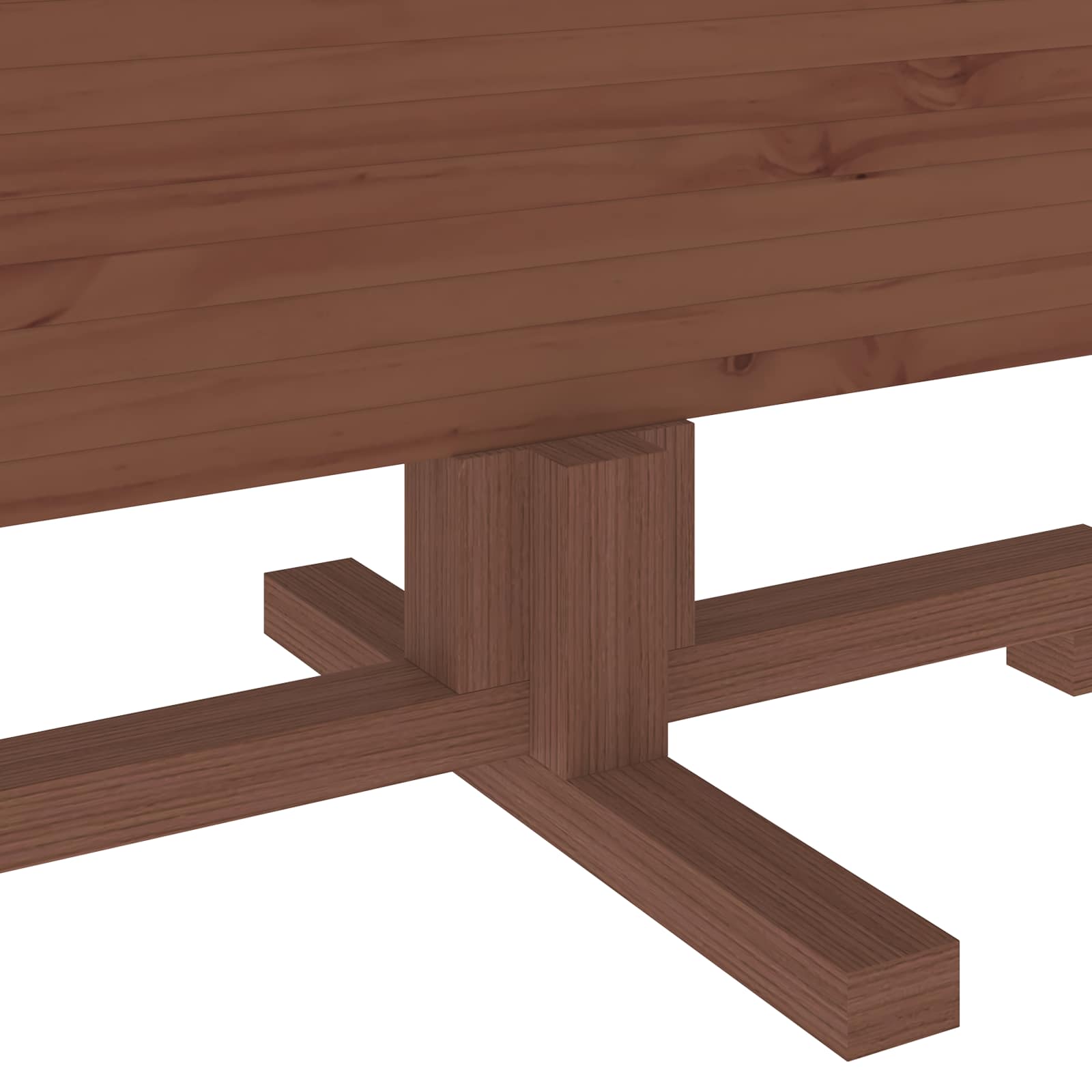 Albero di Natale in legno KOTKA 150 cm Legno Massello di Pino