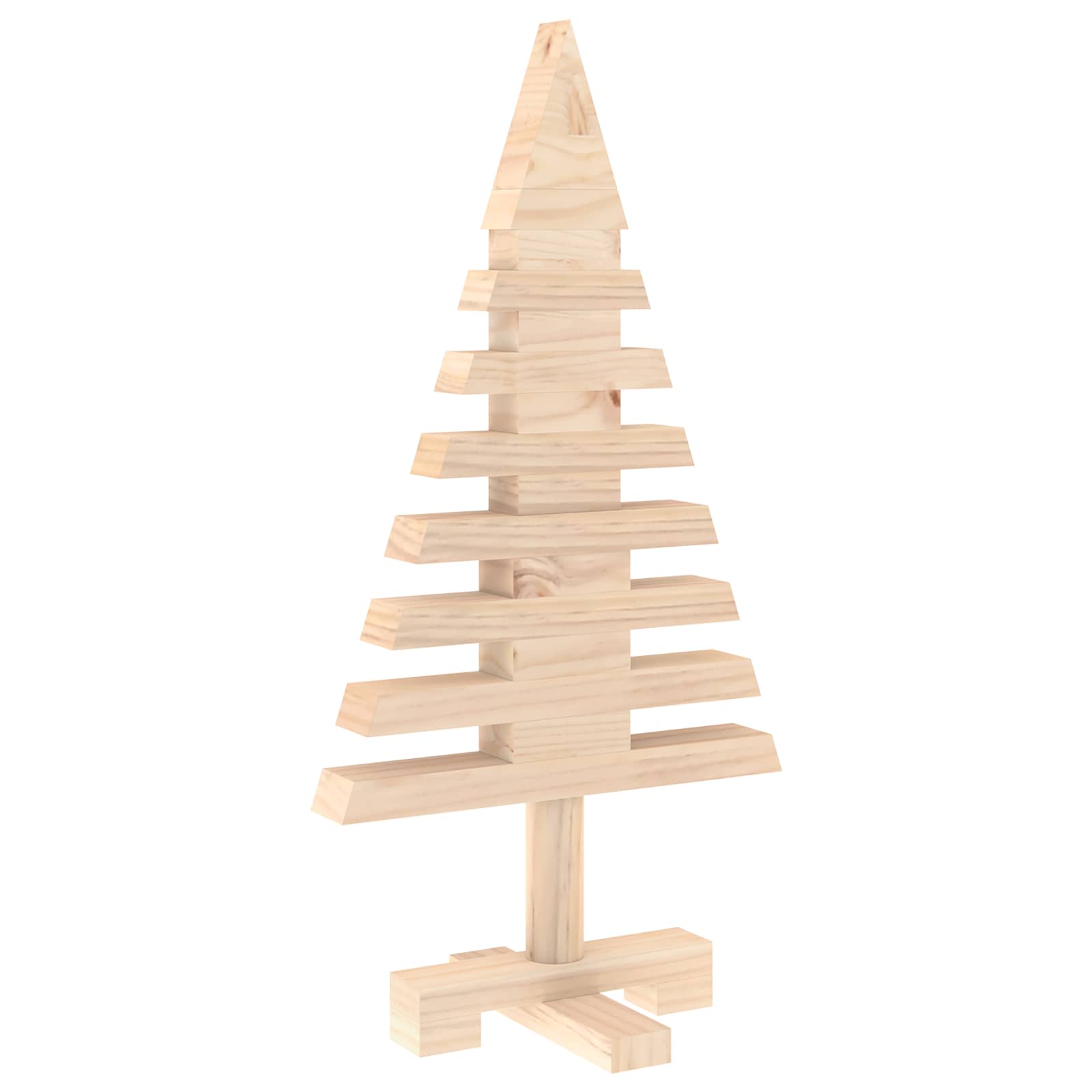 Albero di Natale in legno KOTKA 60 cm Legno Massello di Pino