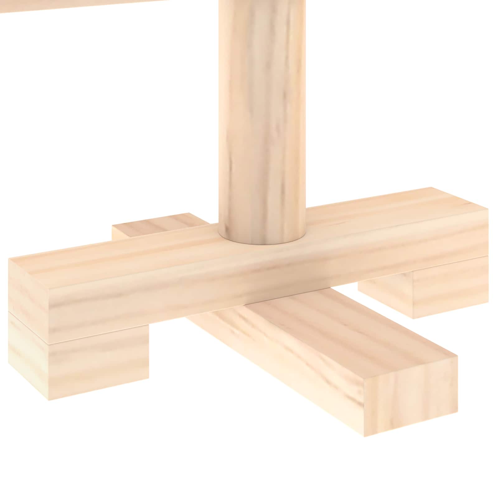 Albero di Natale in legno KOTKA 60 cm Legno Massello di Pino