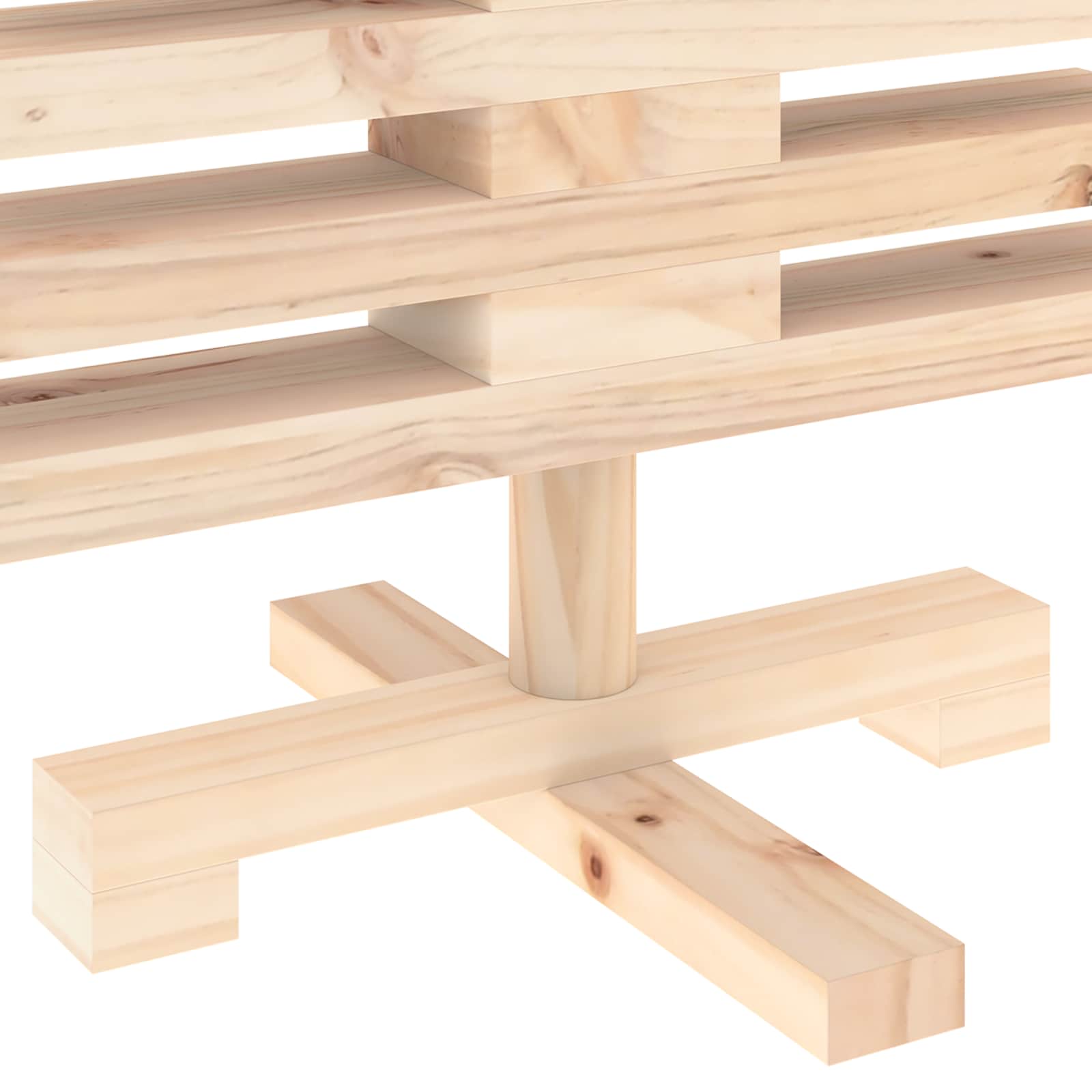 Albero di Natale in legno KOTKA 90 cm Legno Massello di Pino