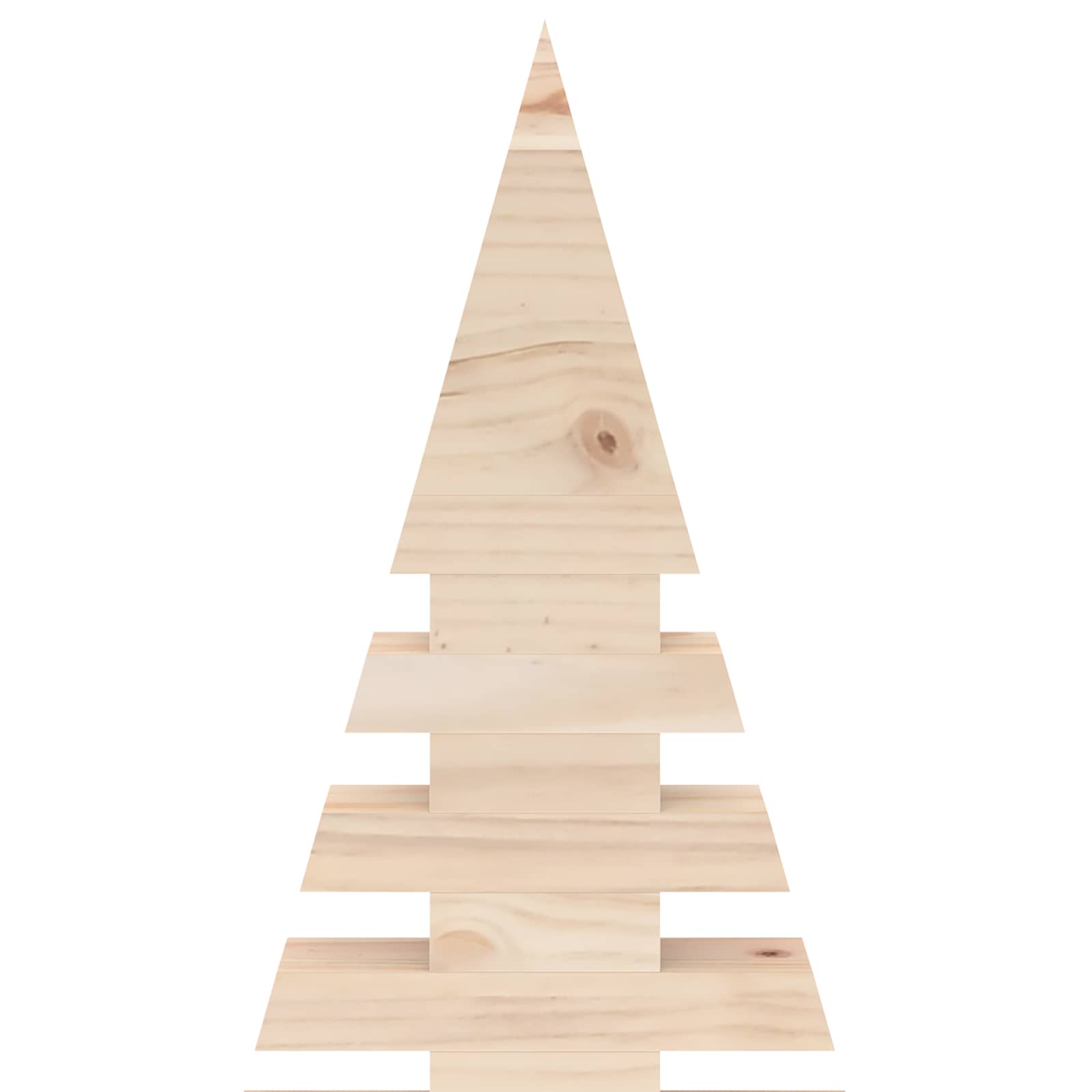 Albero di Natale in legno KOTKA 90 cm Legno Massello di Pino