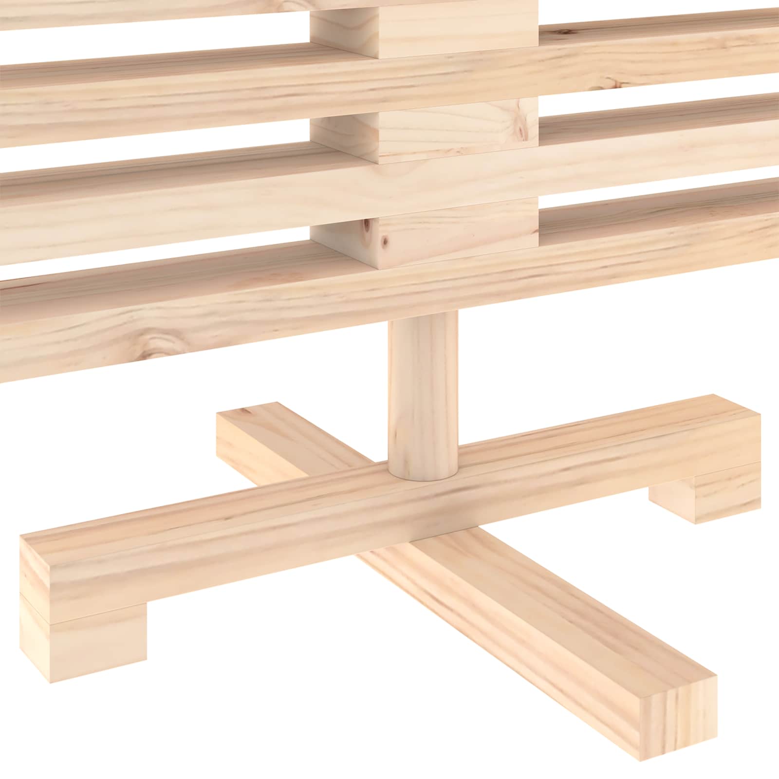 Albero di Natale in legno KOTKA 120 cm Legno Massello di Pino