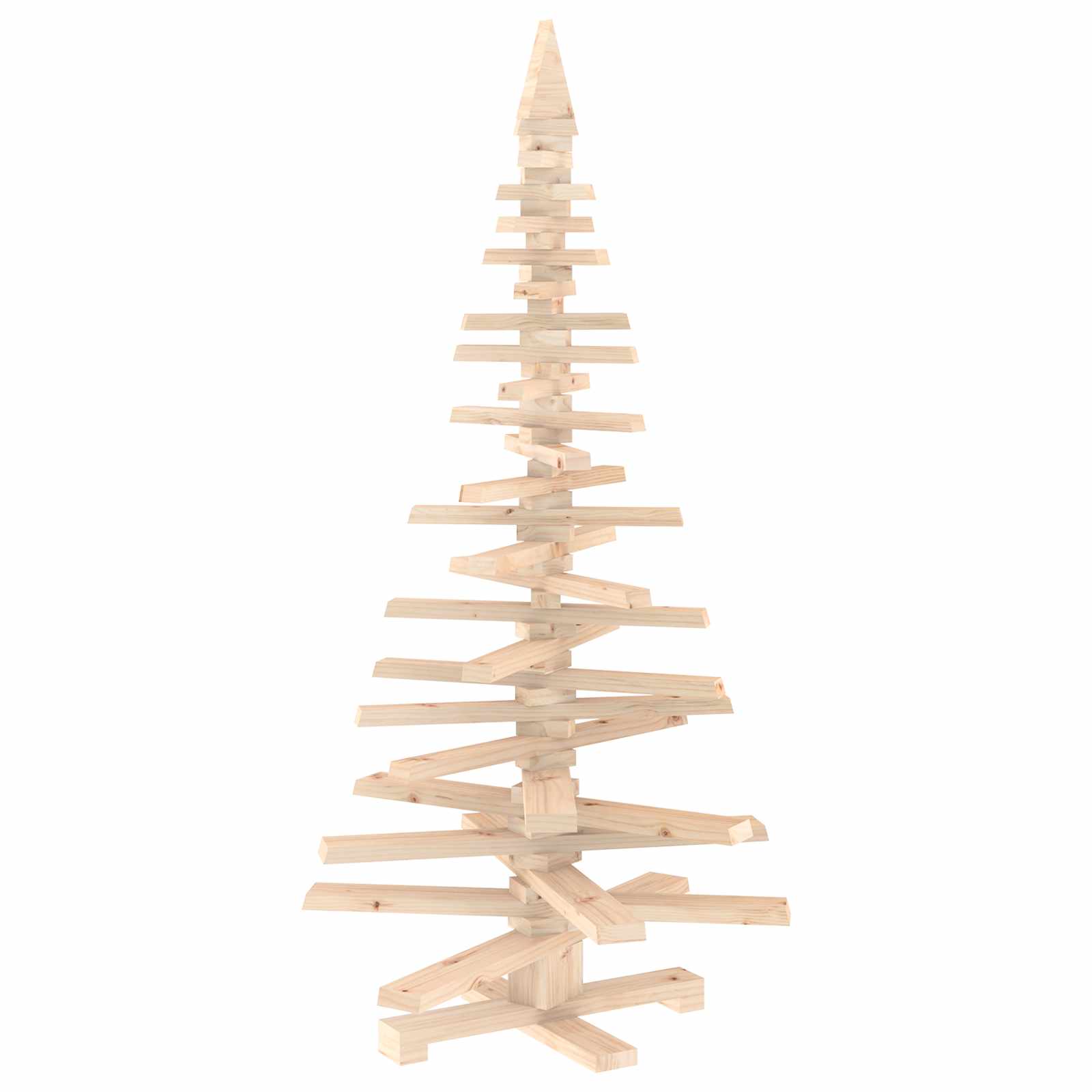 Albero di Natale in legno KOTKA 150 cm Legno Massello di Pino