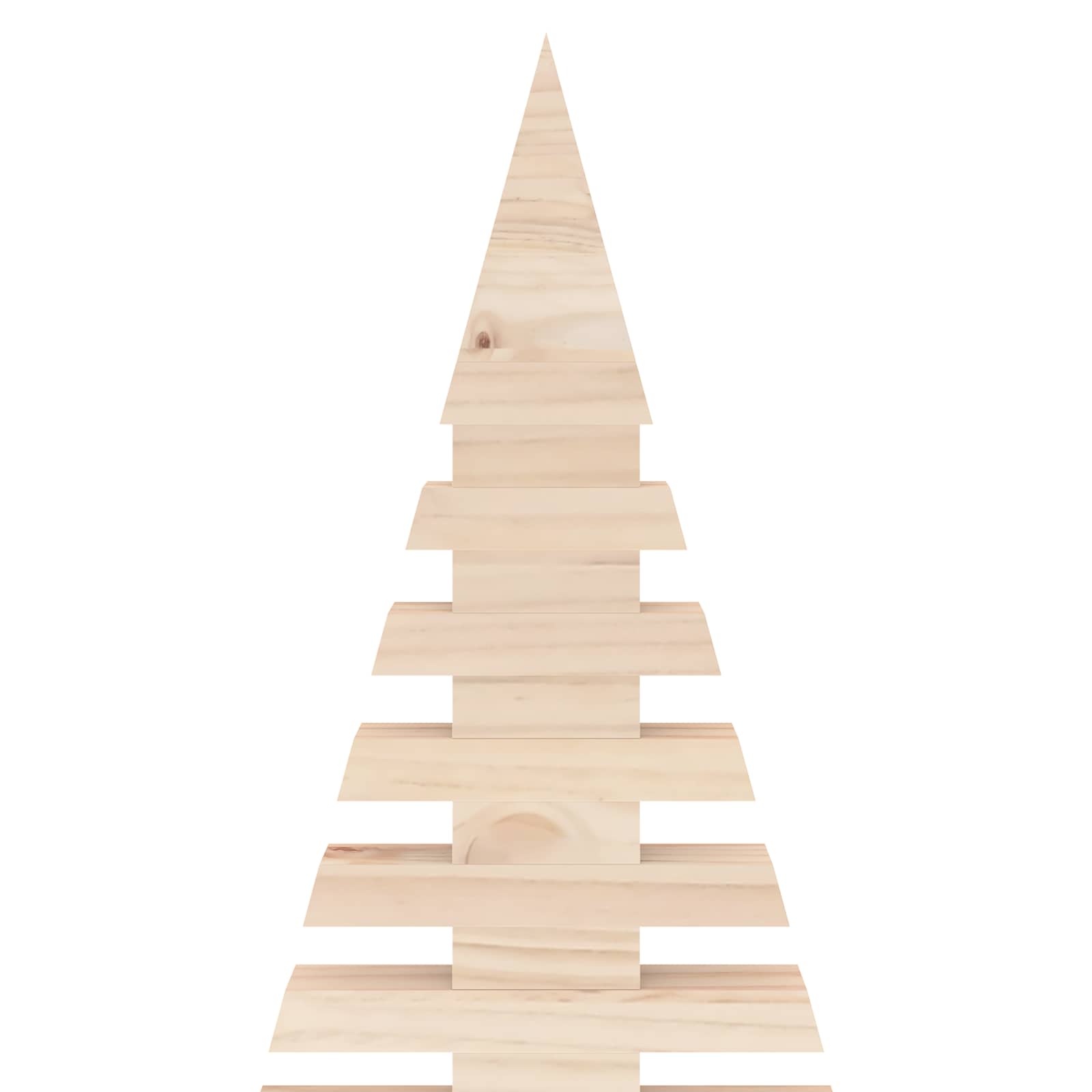 Albero di Natale in legno KOTKA 210 cm Legno Massello di Pino