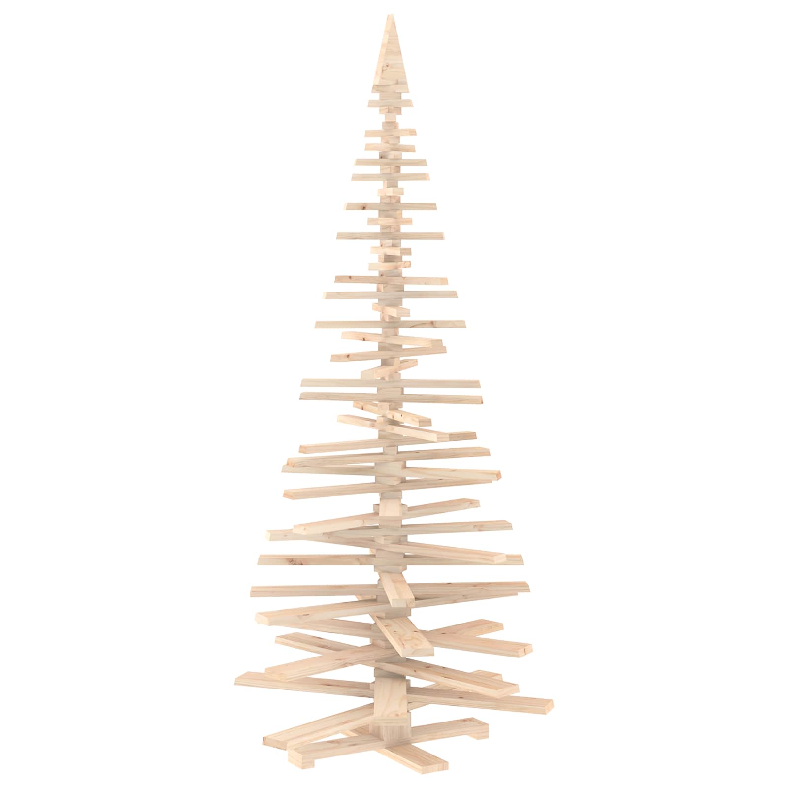 Albero di Natale in legno KOTKA 240 cm Legno Massello di Pino