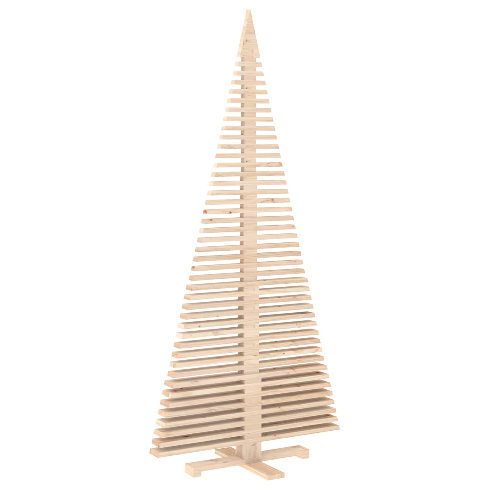 Albero di Natale in legno KOTKA 240 cm Legno Massello di Pino