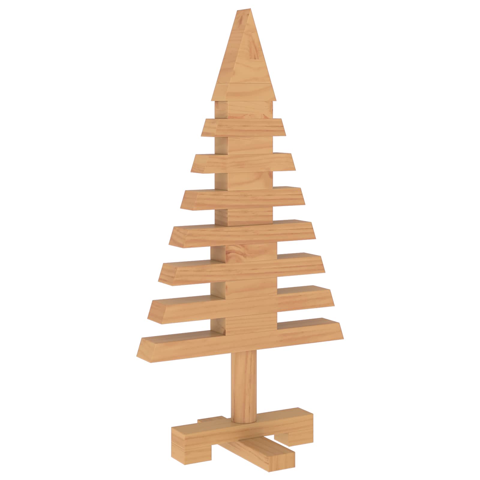 Albero di Natale in legno KOTKA 60 cm Legno Massello di Pino