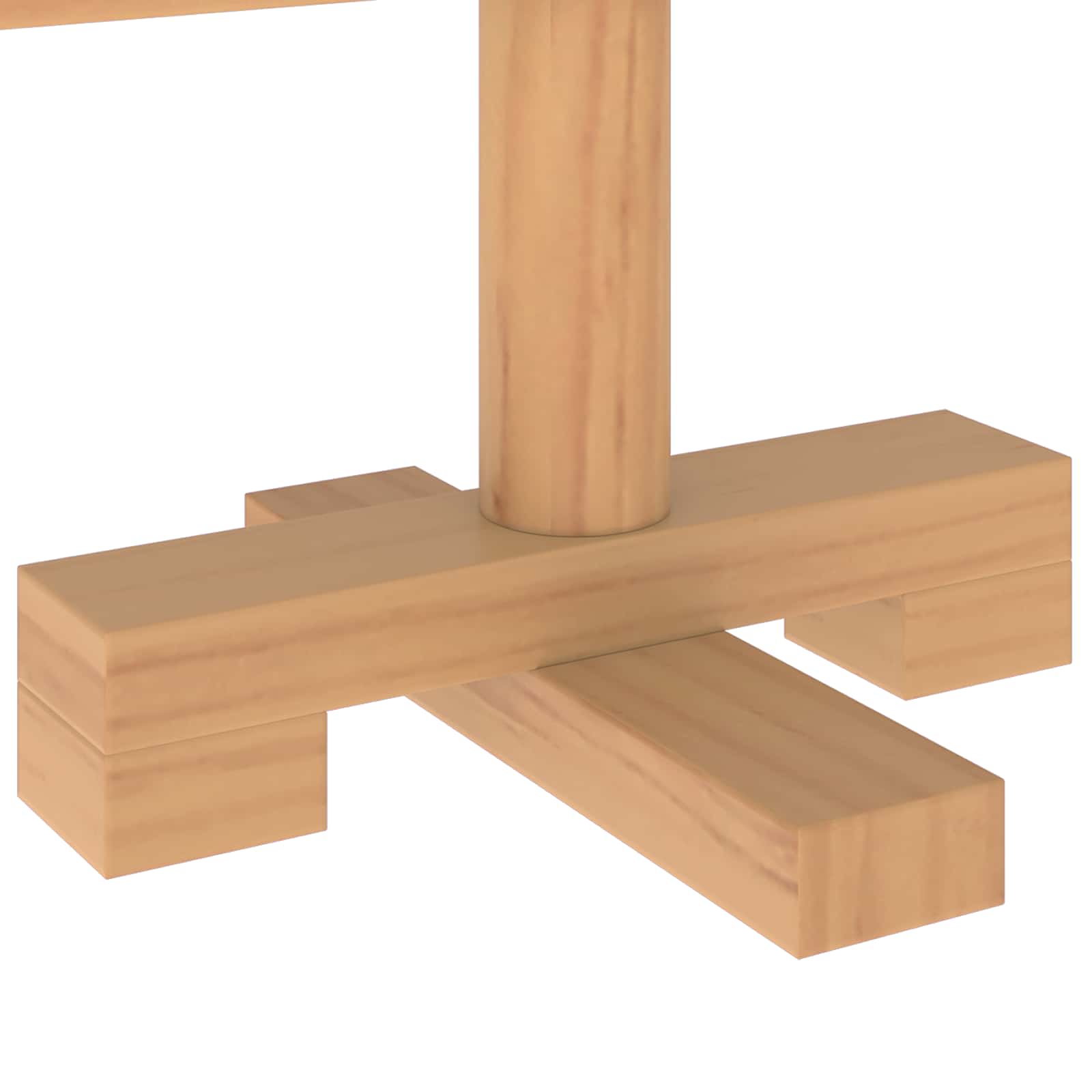 Albero di Natale in legno KOTKA 60 cm Legno Massello di Pino
