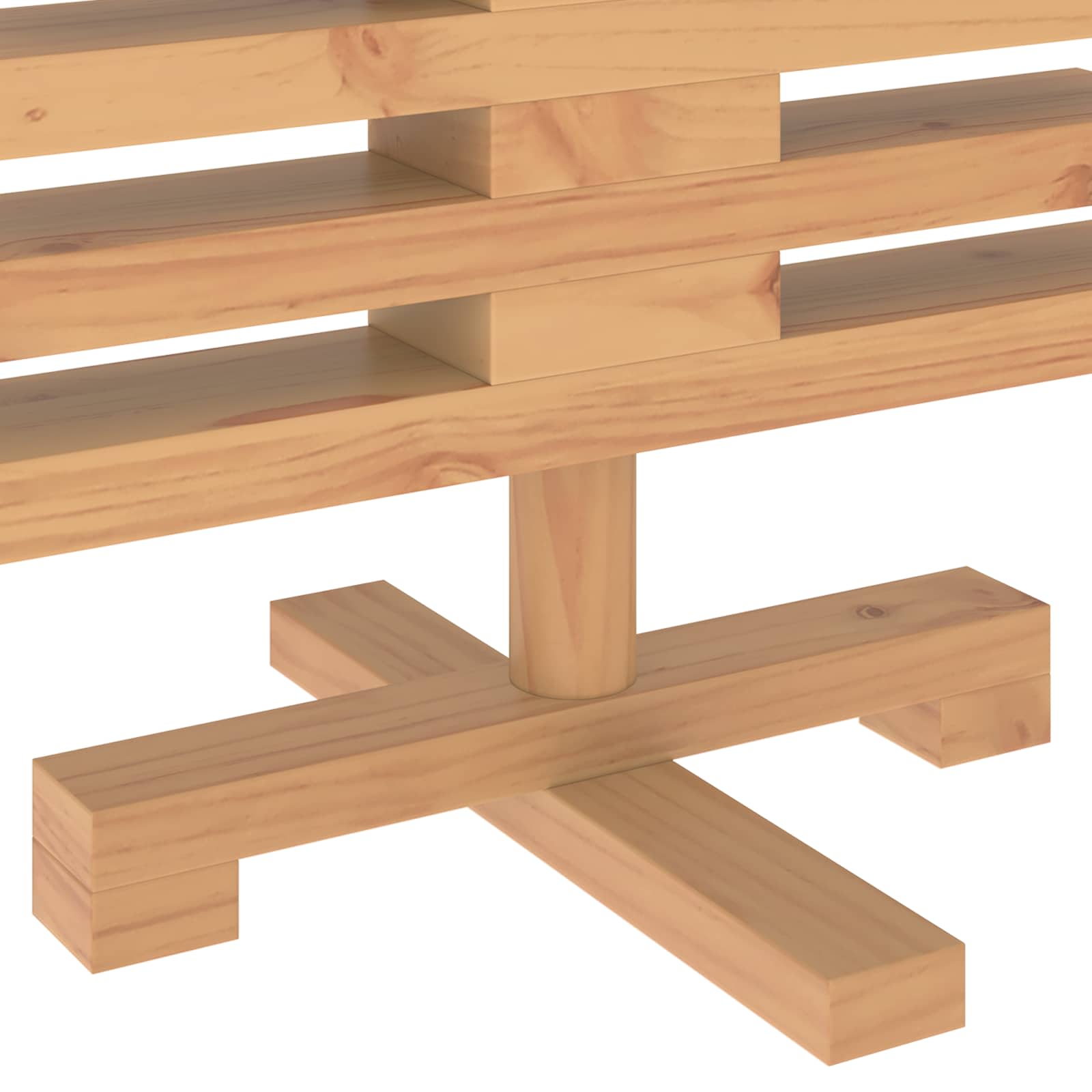 Albero di Natale in legno KOTKA 90 cm Legno Massello di Pino