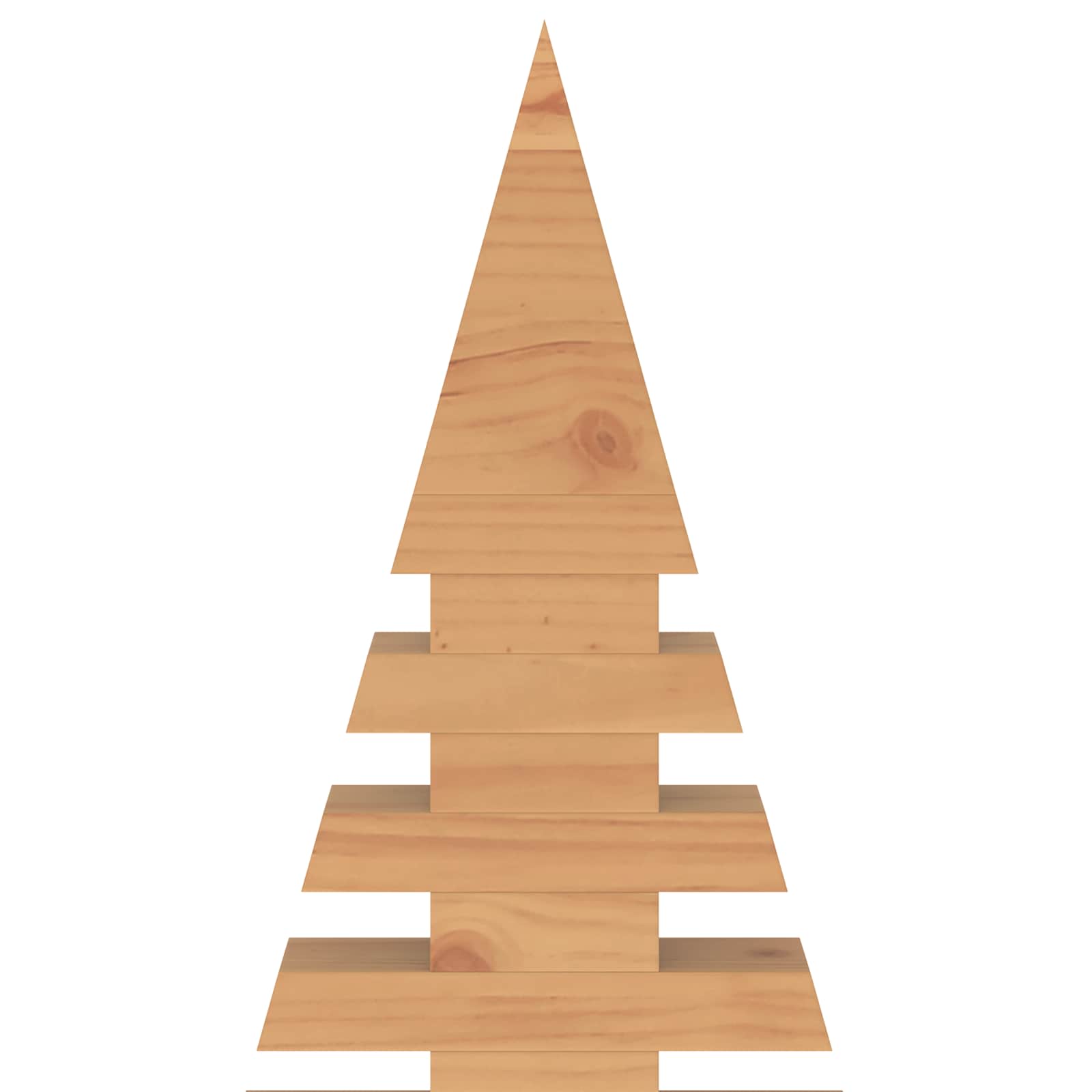 Albero di Natale in legno KOTKA 90 cm Legno Massello di Pino