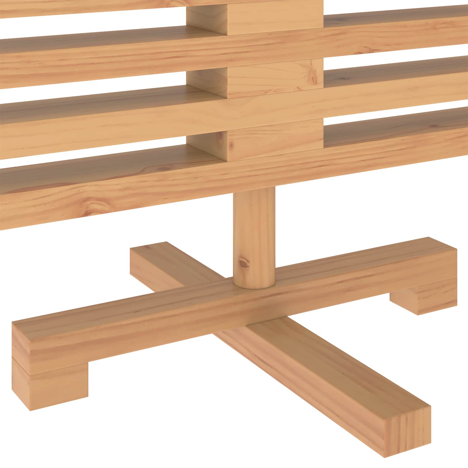 Albero di Natale in legno KOTKA 120 cm Legno Massello di Pino