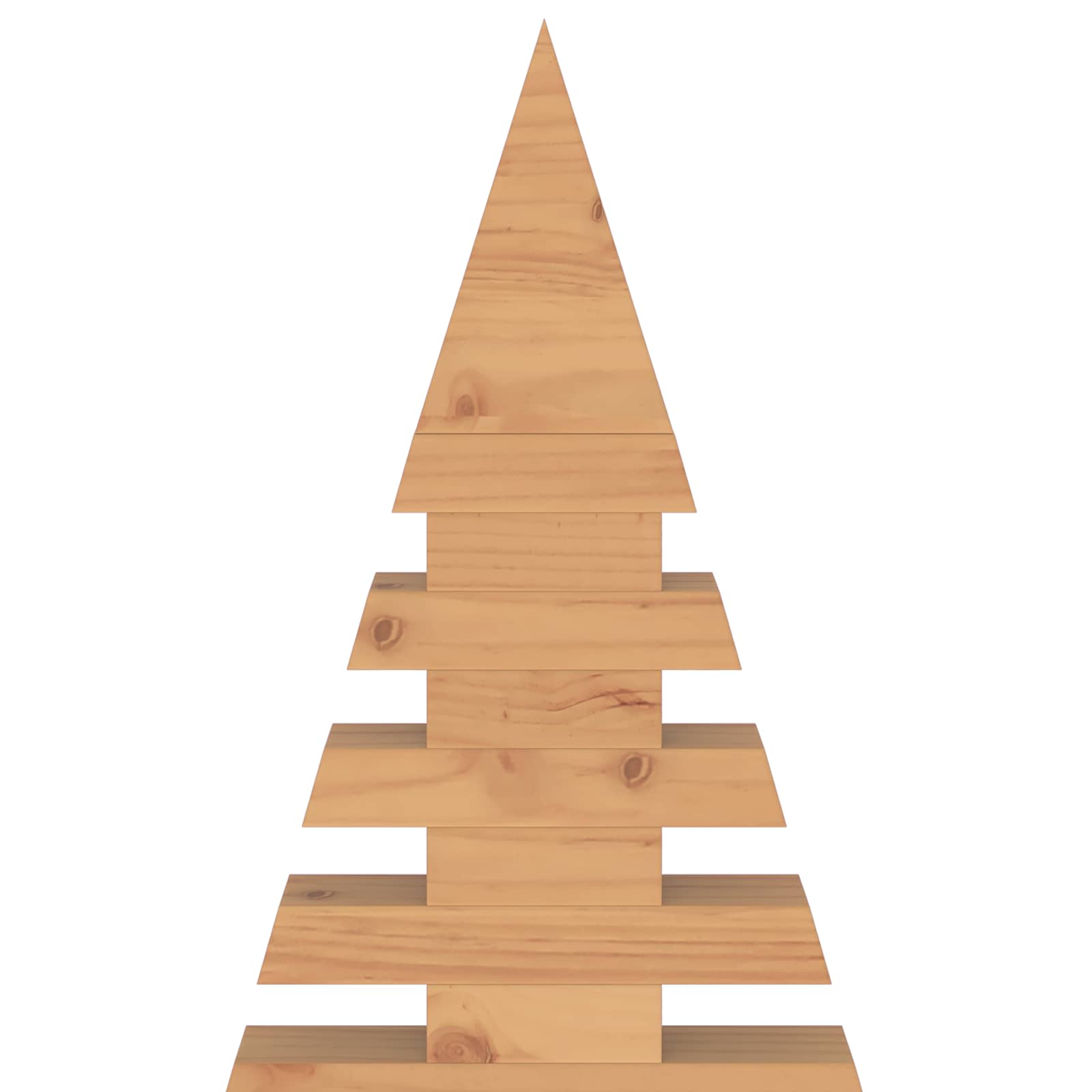 Albero di Natale in legno KOTKA 120 cm Legno Massello di Pino