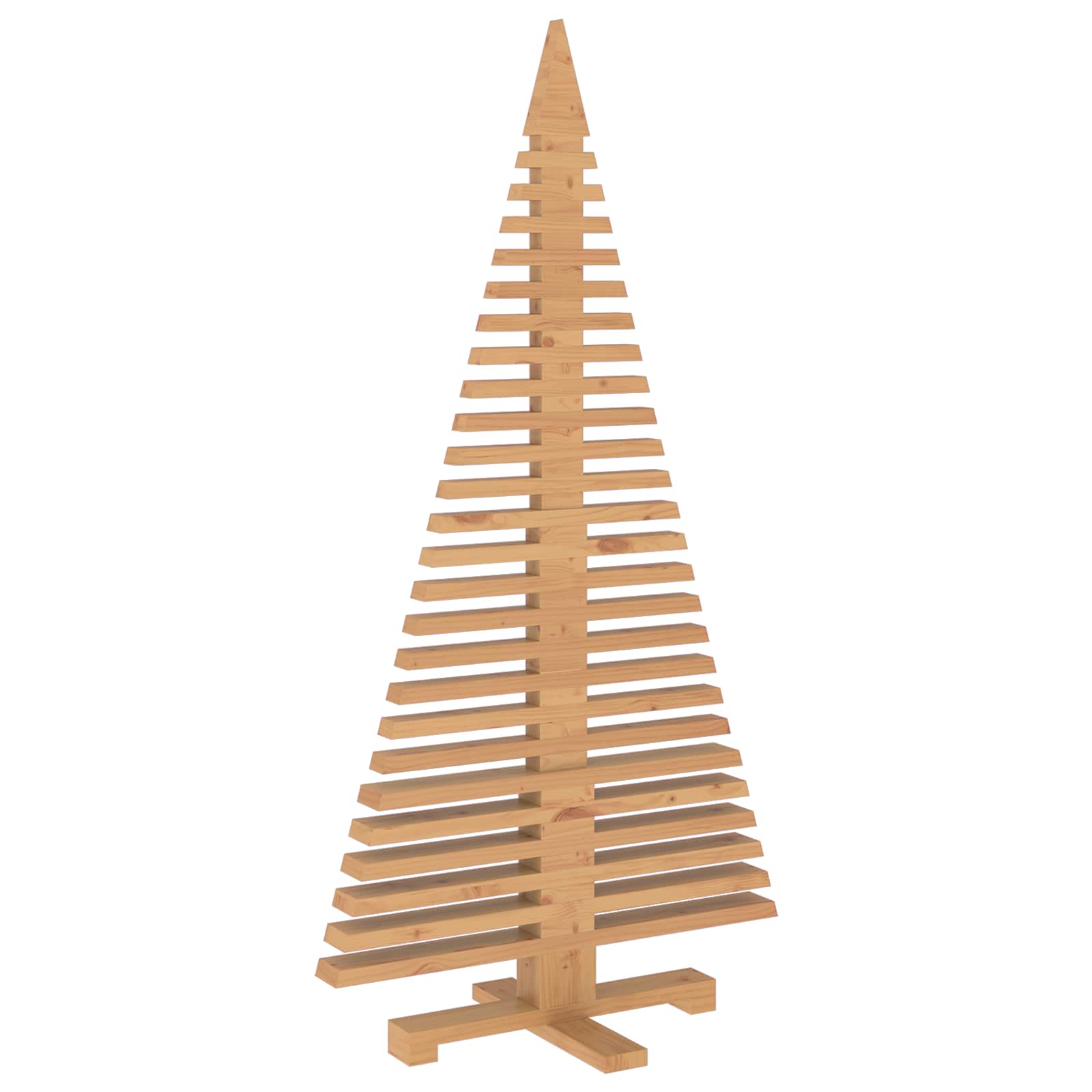 Albero di Natale in legno KOTKA 150 cm Legno Massello di Pino