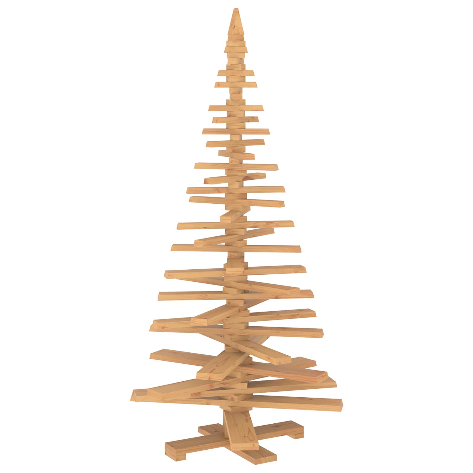 Albero di Natale in legno KOTKA 180 cm Legno Massello di Pino