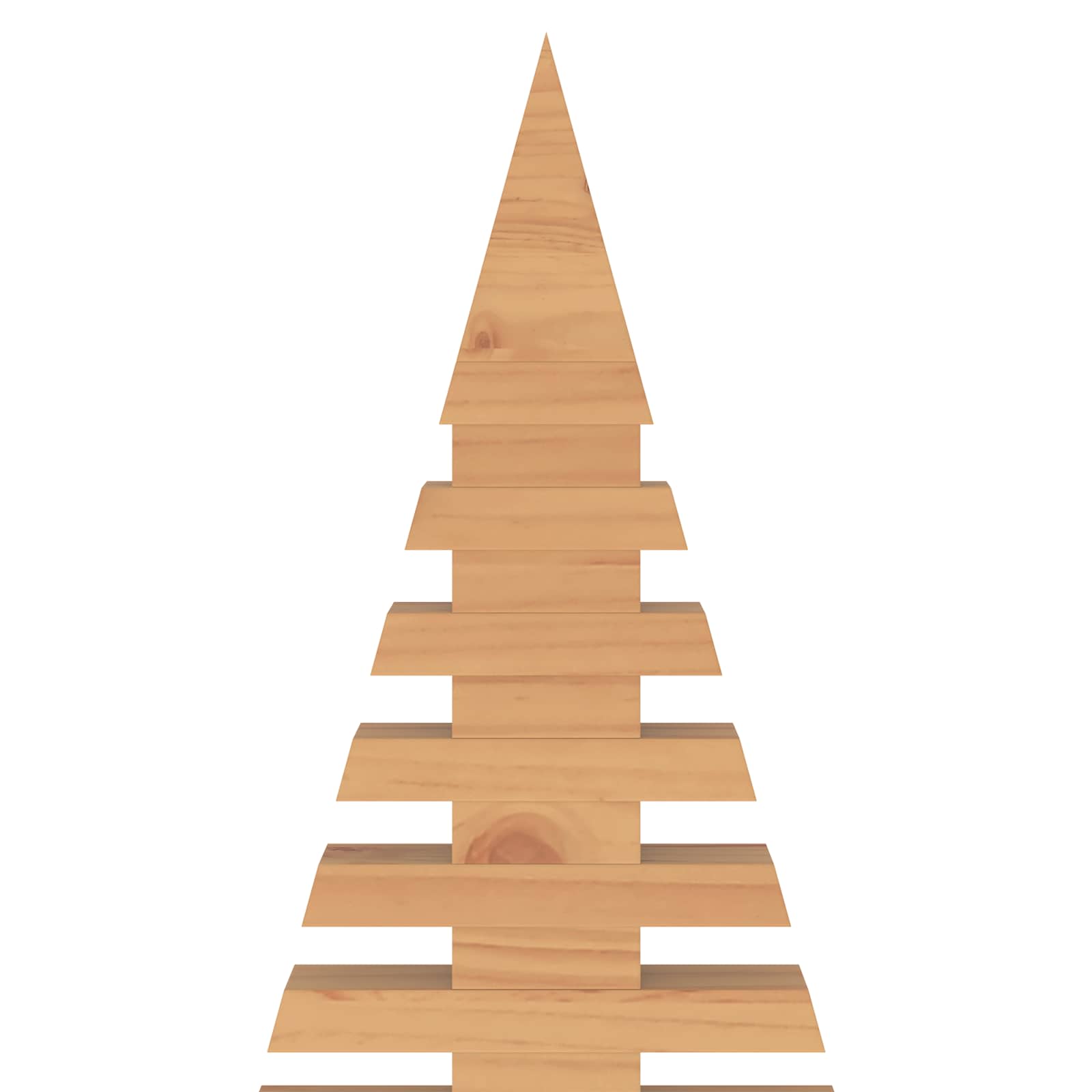 Albero di Natale in legno KOTKA 210 cm Legno Massello di Pino