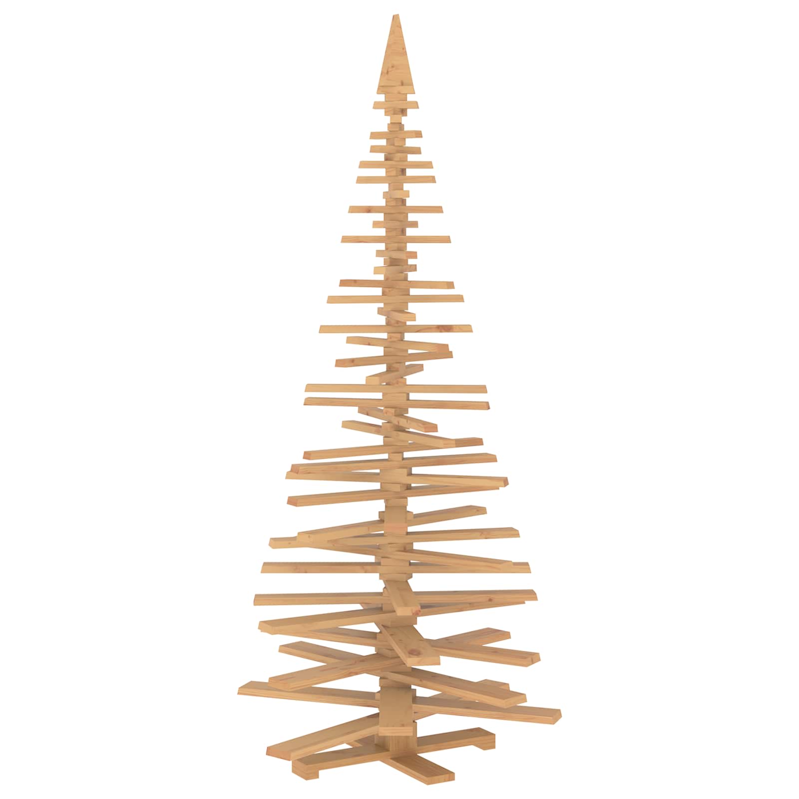 Albero di Natale in legno KOTKA 240 cm Legno Massello di Pino
