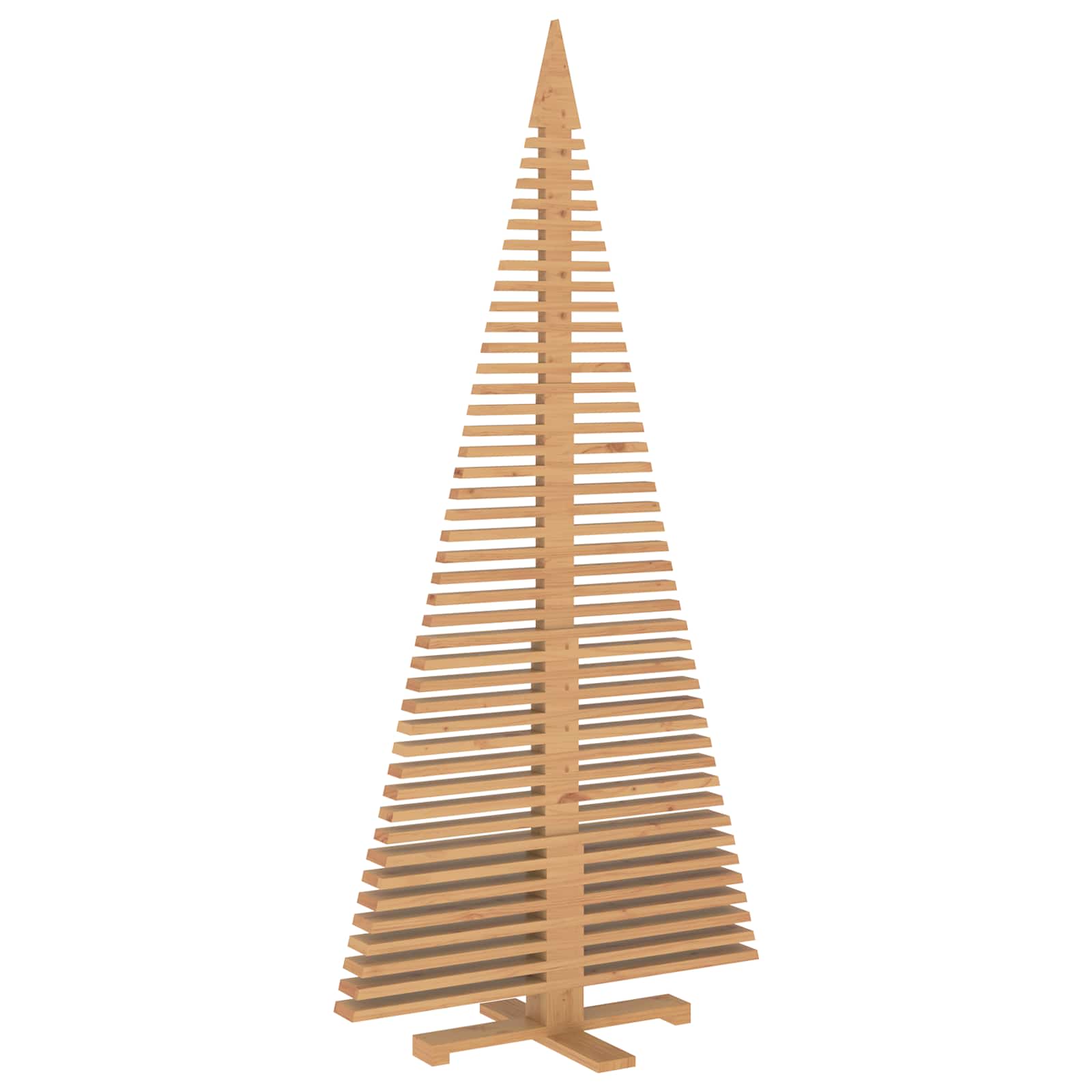 Albero di Natale in legno KOTKA 240 cm Legno Massello di Pino