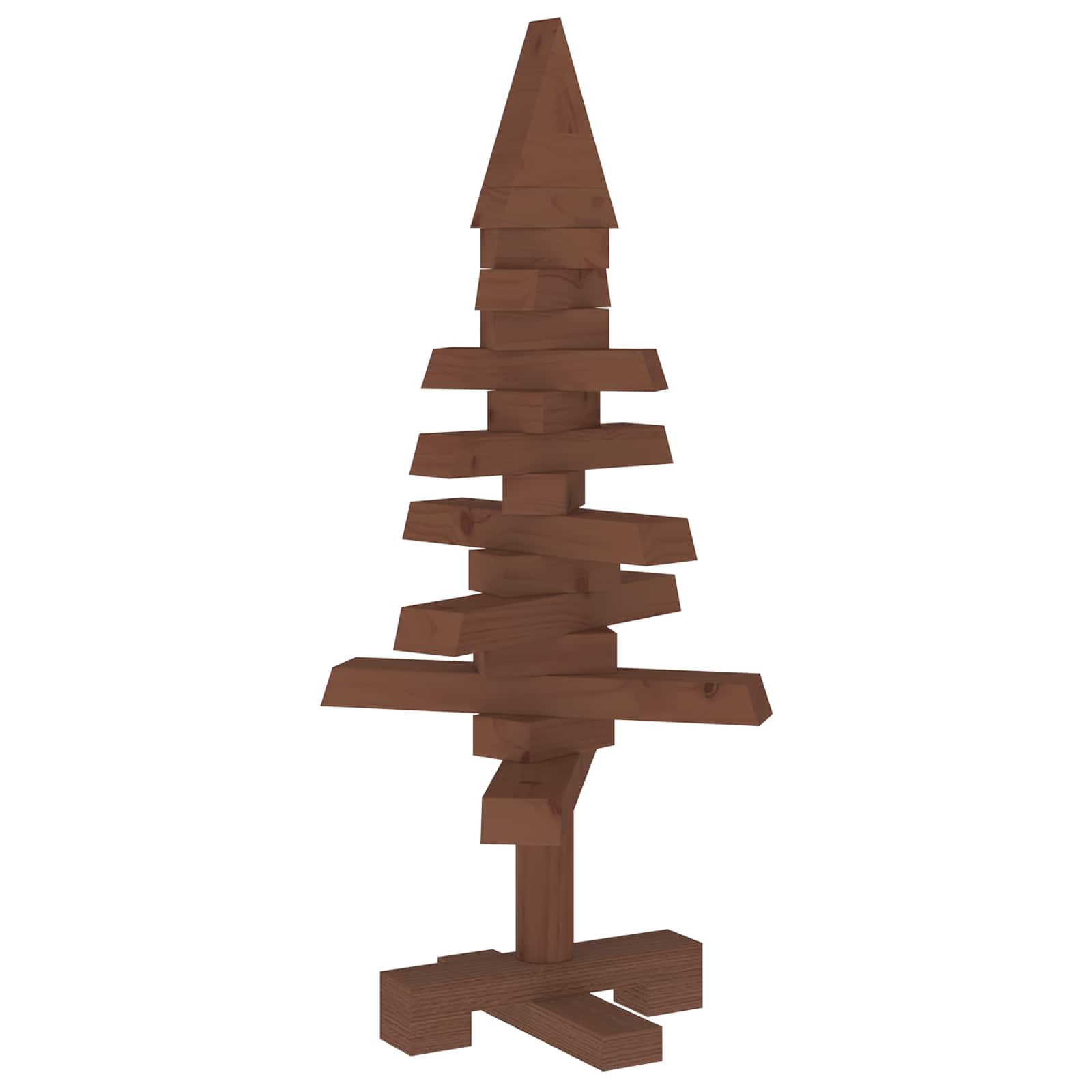 Albero di Natale in legno KOTKA 60 cm Legno Massello di Pino