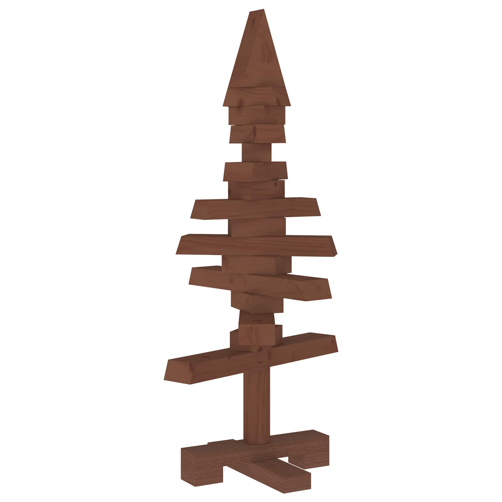 Albero di Natale in legno KOTKA 60 cm Legno Massello di Pino
