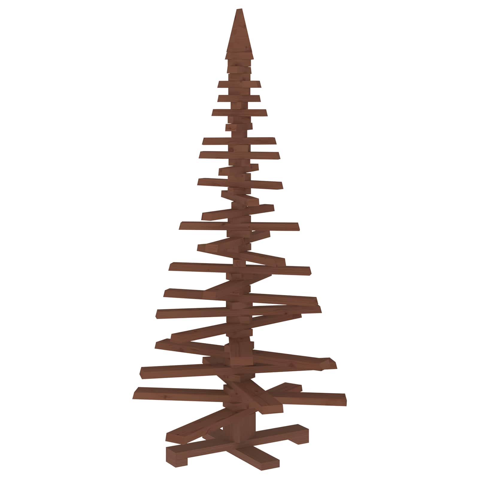Albero di Natale in legno KOTKA 150 cm Legno Massello di Pino