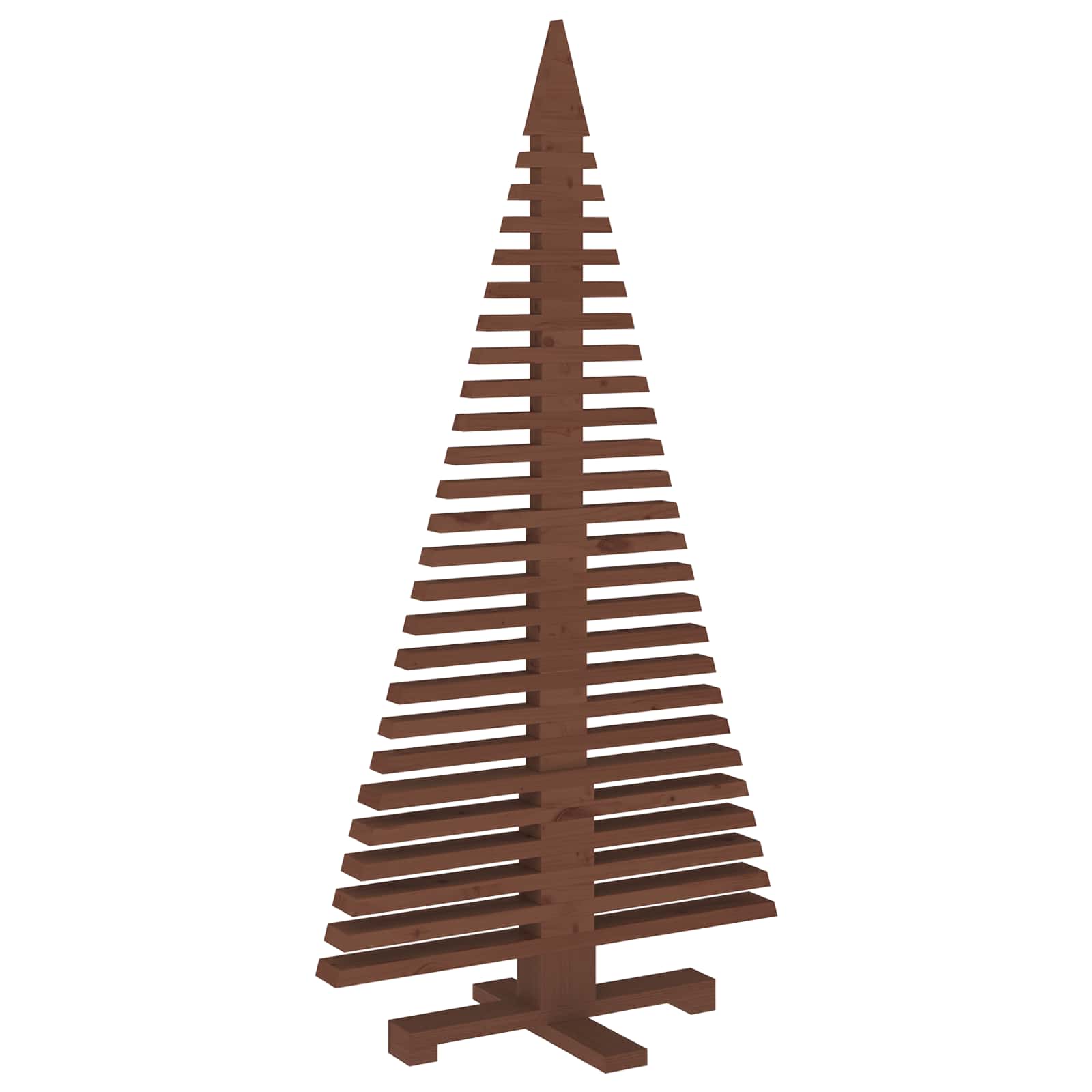 Albero di Natale in legno KOTKA 150 cm Legno Massello di Pino
