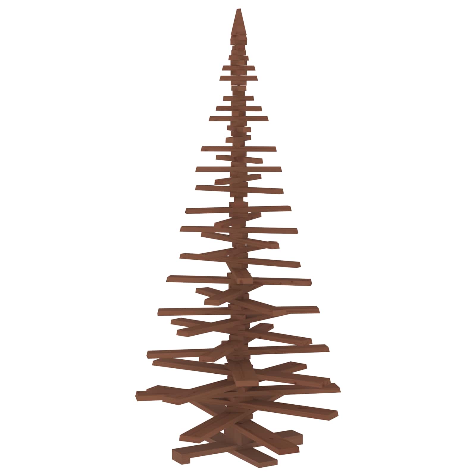 Albero di Natale in legno KOTKA 210 cm Legno Massello di Pino