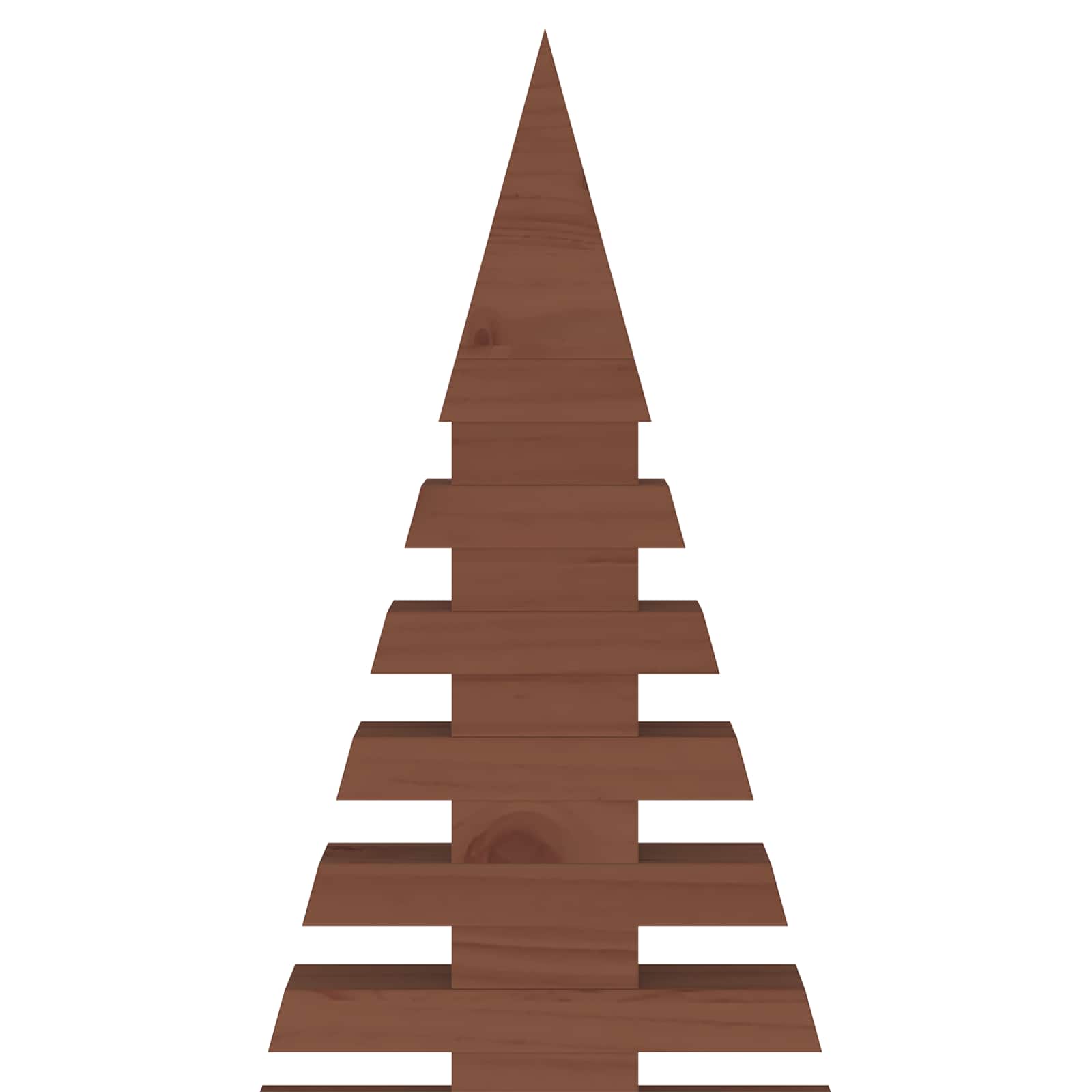 Albero di Natale in legno KOTKA 210 cm Legno Massello di Pino