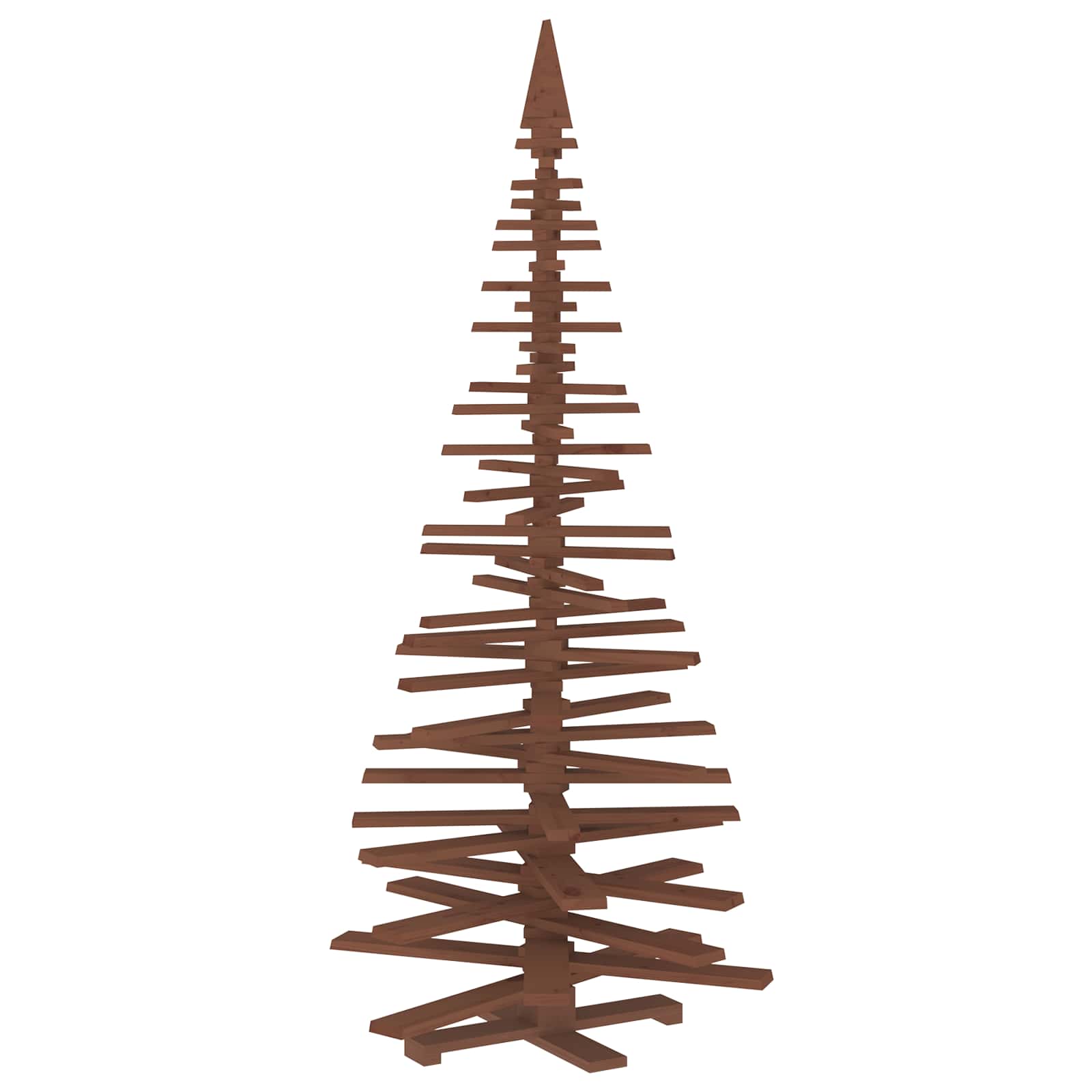 Albero di Natale in legno KOTKA 240 cm Legno Massello di Pino