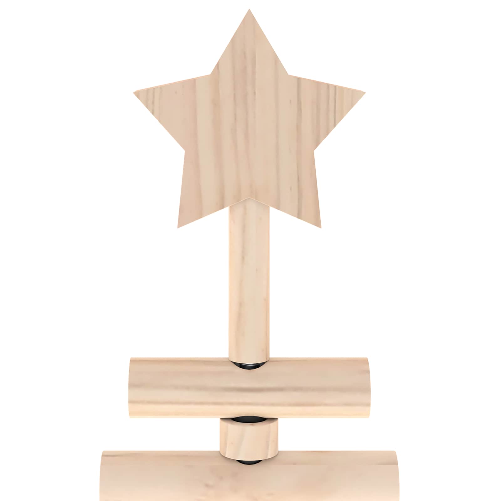 Albero di Natale in legno KOTKA 60 cm Legno Massello di Pino