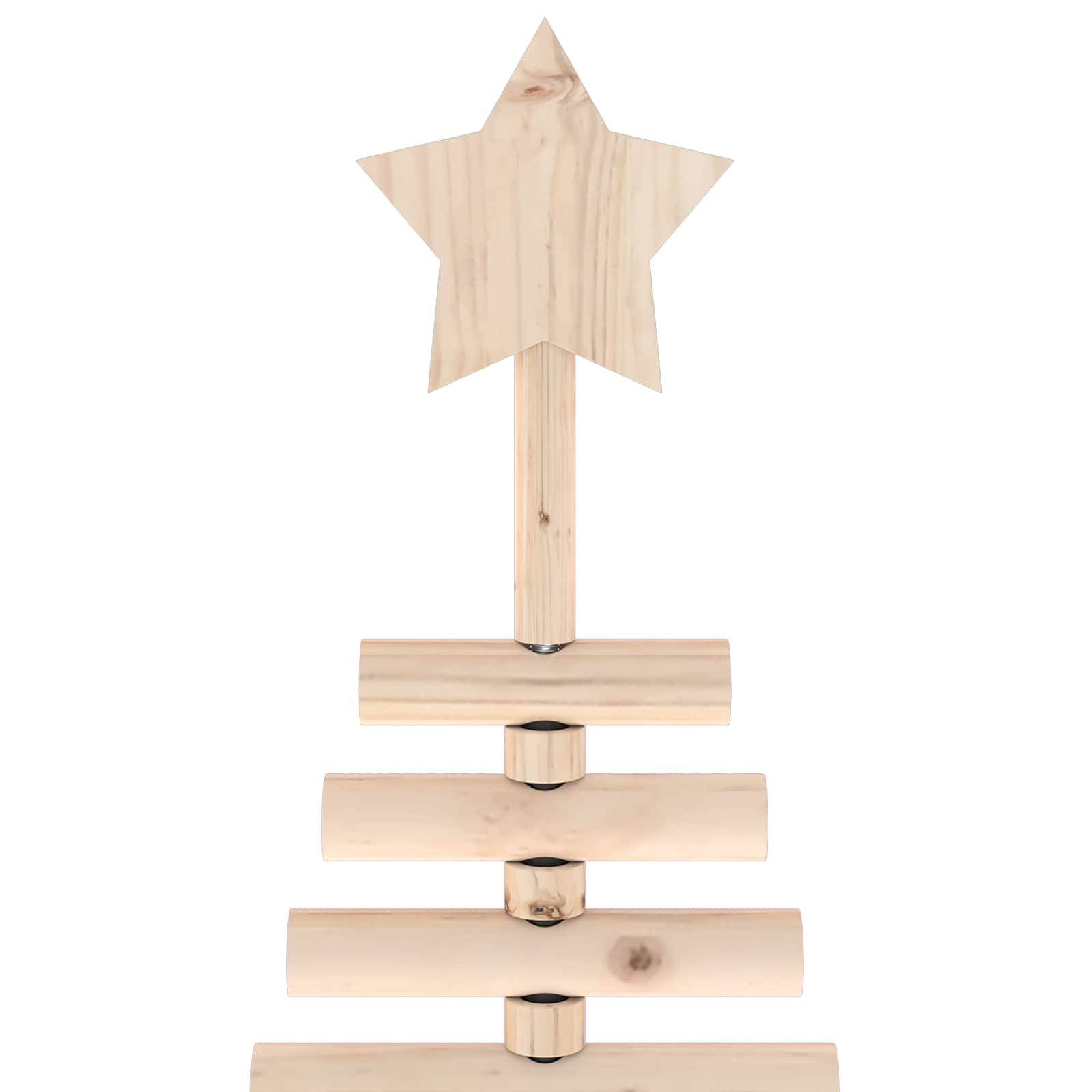 Albero di Natale in legno KOTKA 150 cm Legno Massello di Pino