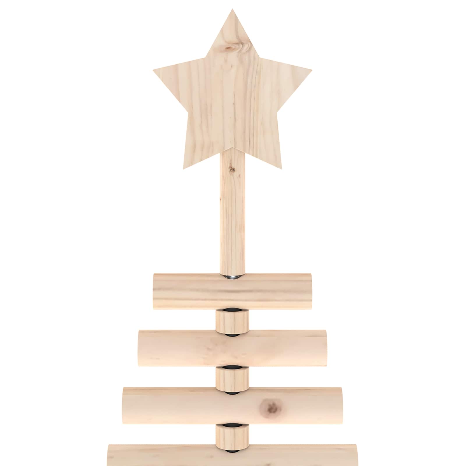 Albero di Natale in legno KOTKA 180 cm Legno Massello di Pino