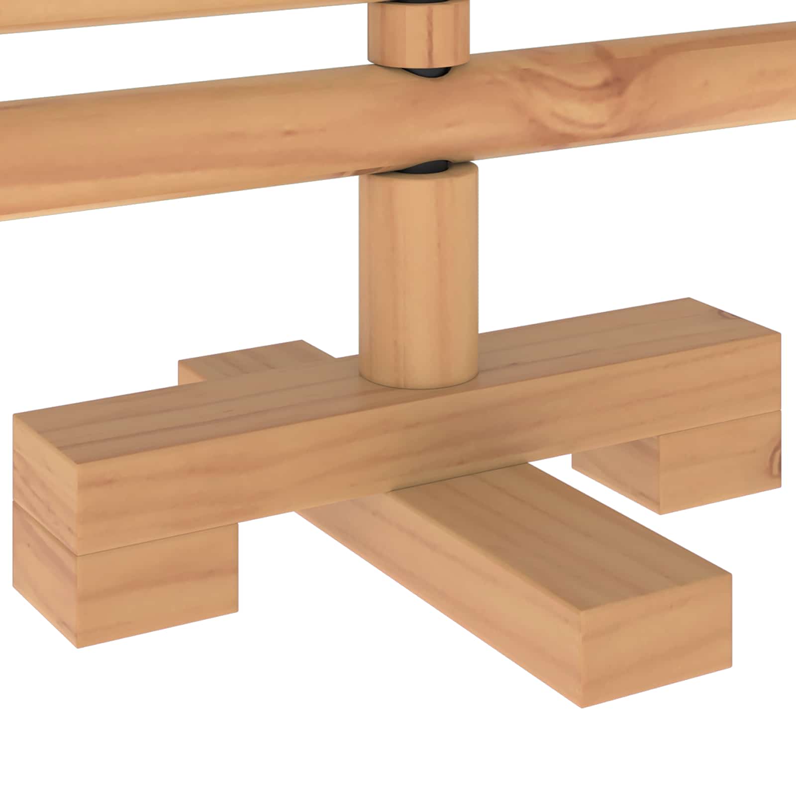 Albero di Natale in legno KOTKA 60 cm Legno Massello di Pino